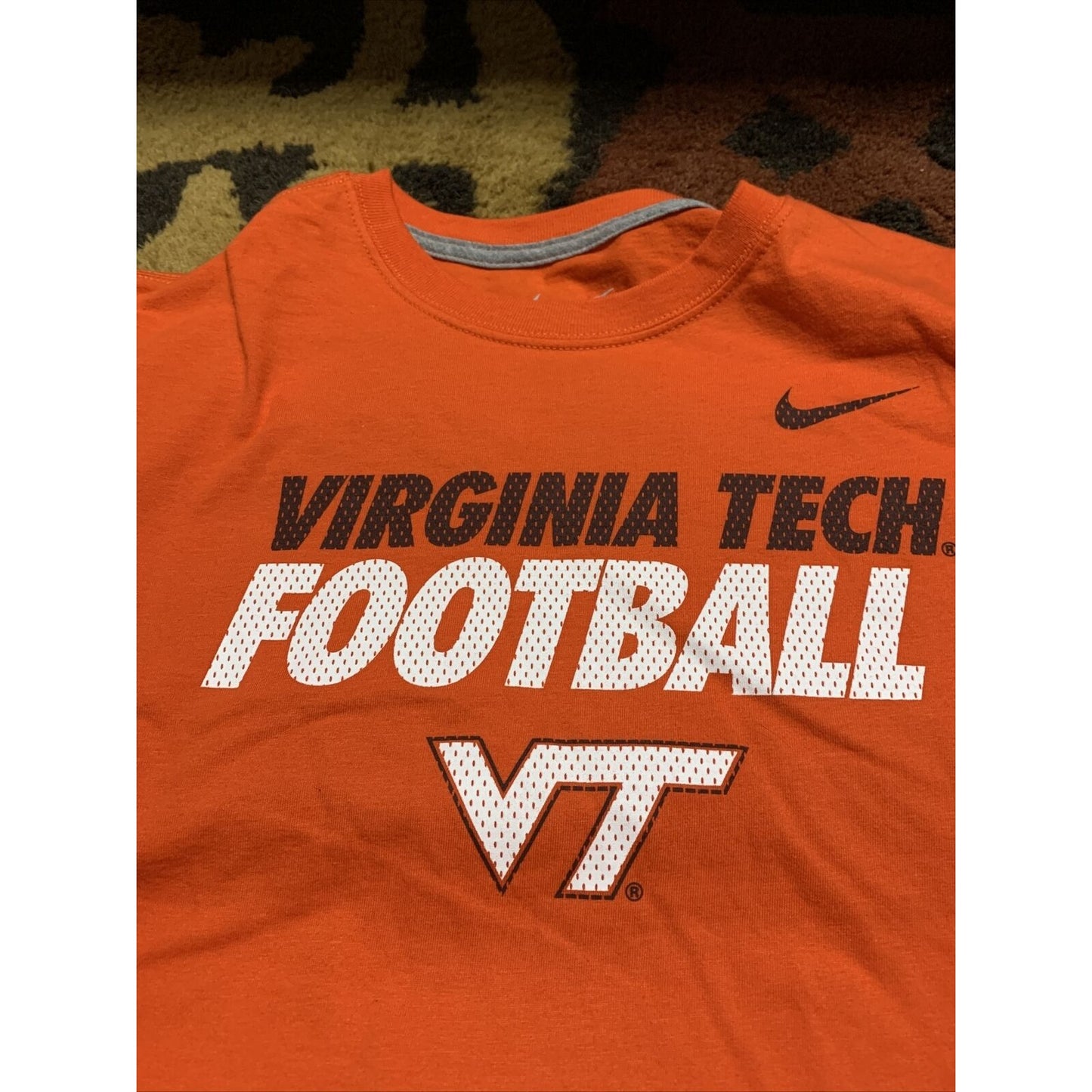 Virginia Tech Football Youth XL T-Shirt Orange