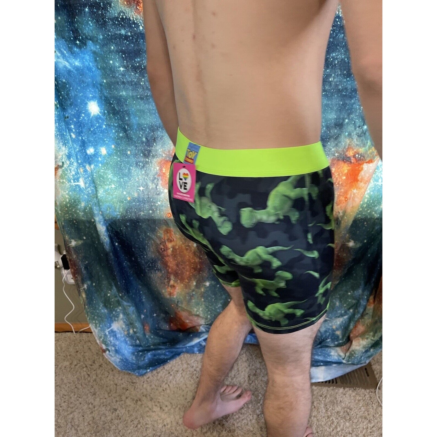 men's crazy boxer toy story xl compression shorts New And Unworn