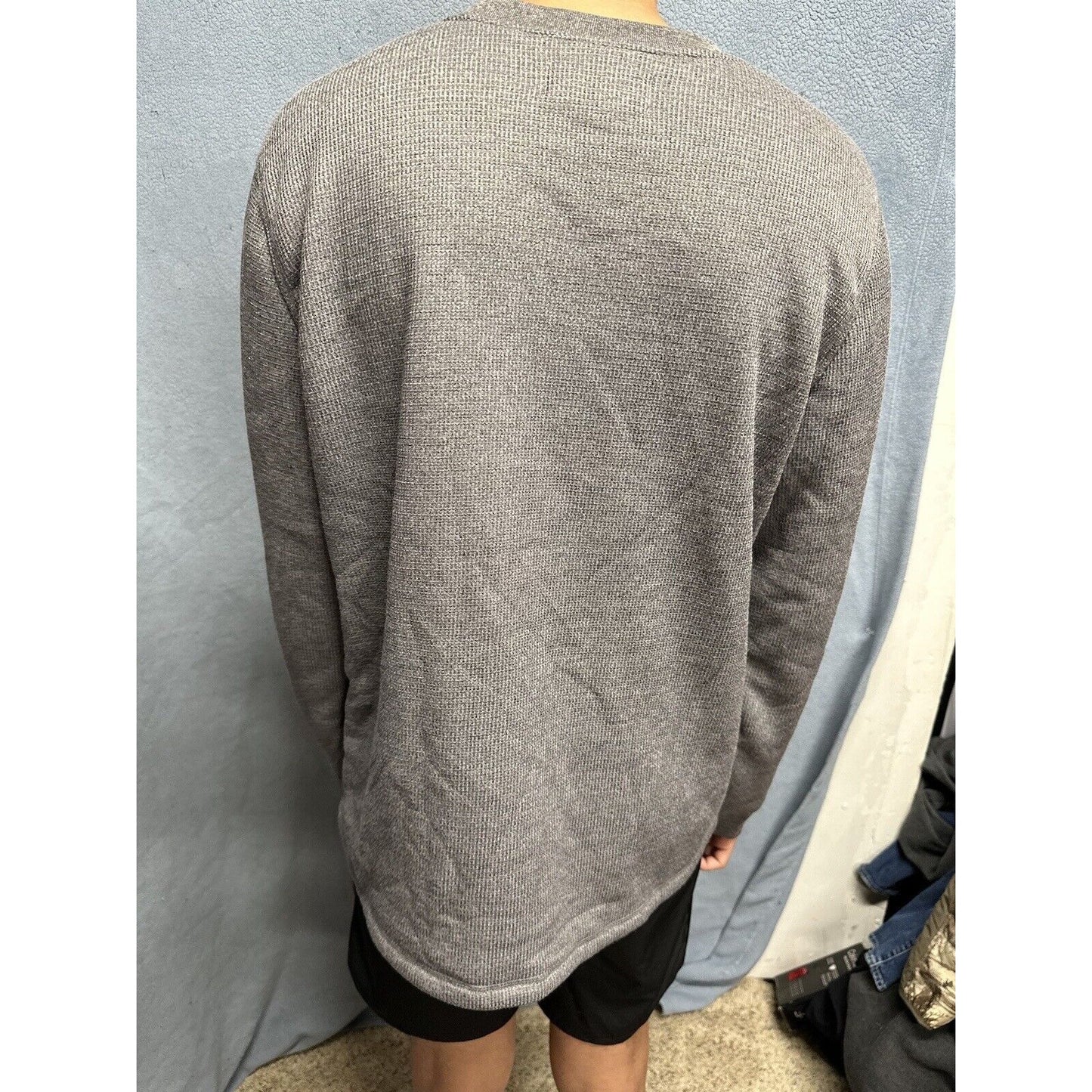 Men’s Pullover Gray B.C. Clothing Heritage Sweater Large