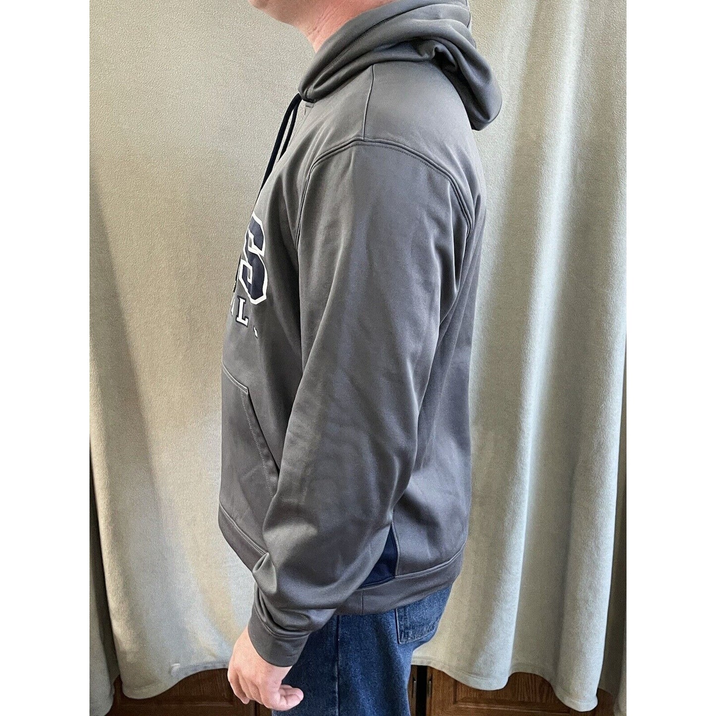 Sport Tek Men’s Large Hoodie Gray CSCS Football