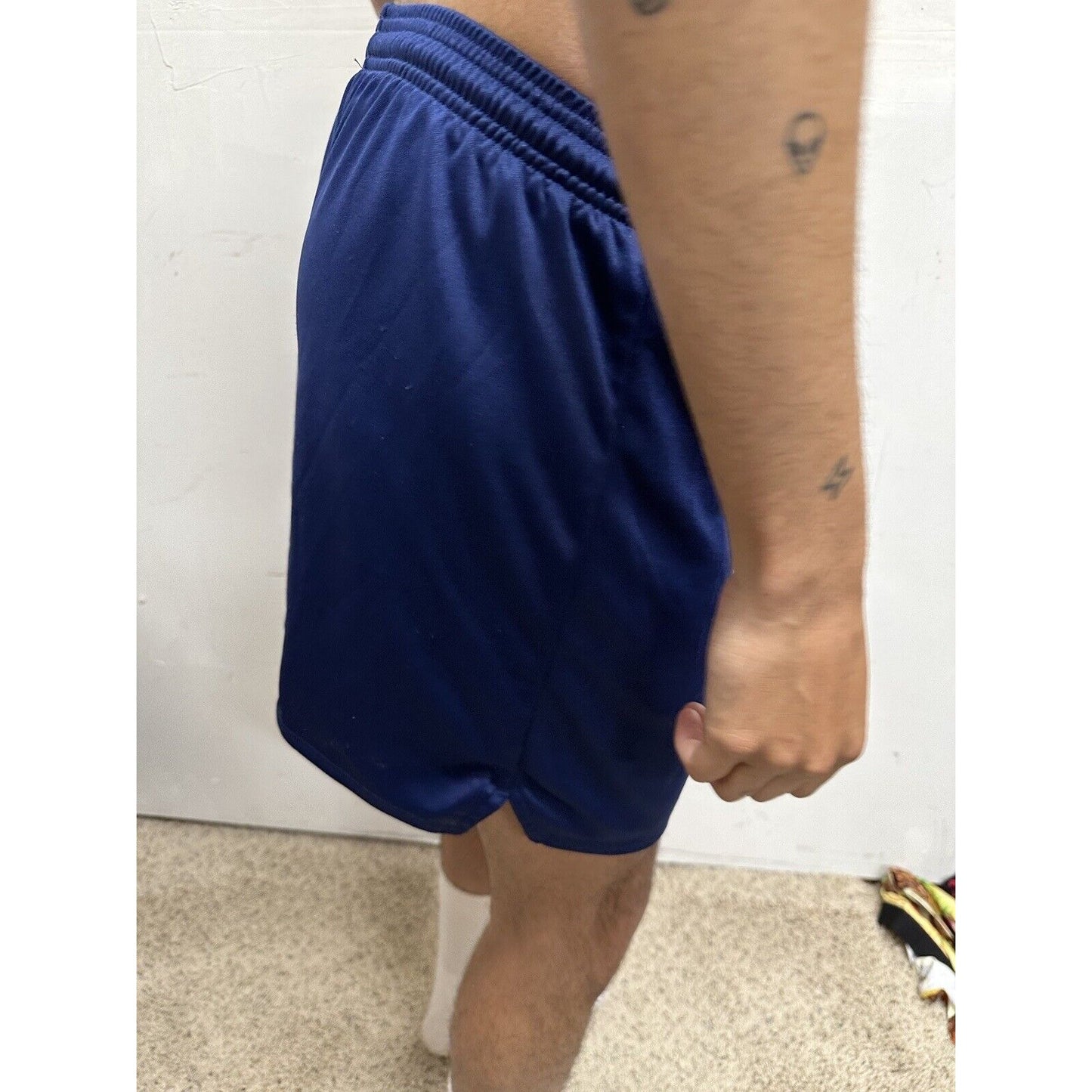 Women’s Medium USAFA Air Force Academy Cadet PT Workout Uniform Shorts Blue