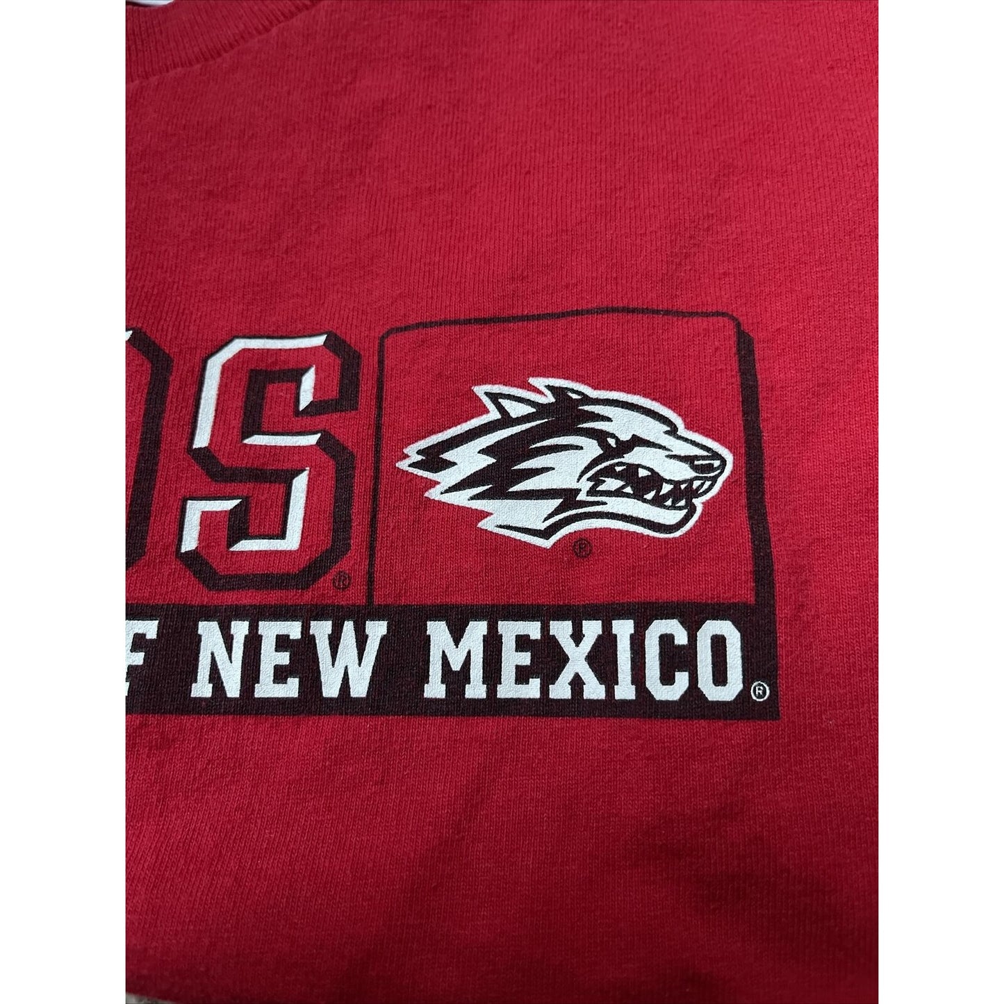 Men’s Medium TCX Apparel New Mexico Lobos Red T-shirt short sleeve