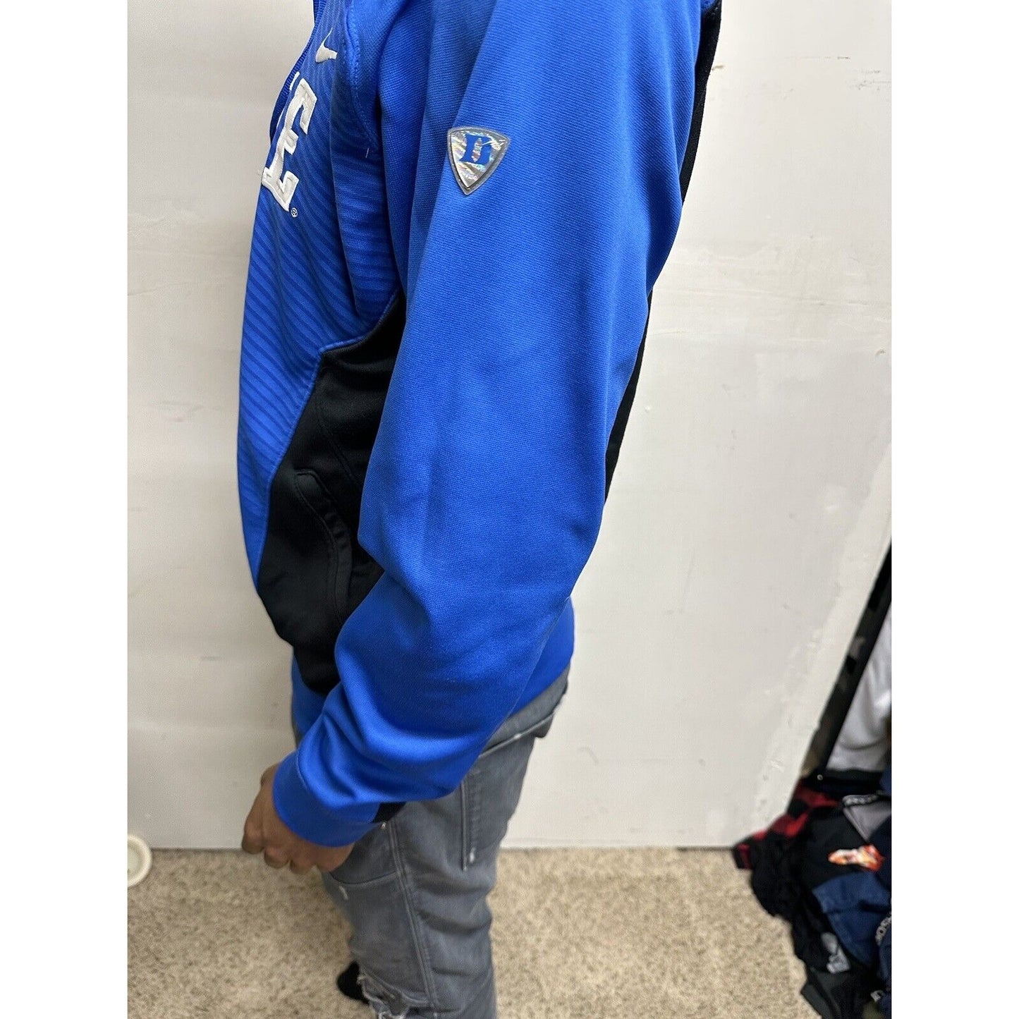 Men’s Blue Medium Nike Therma-fit Hoodie Duke
