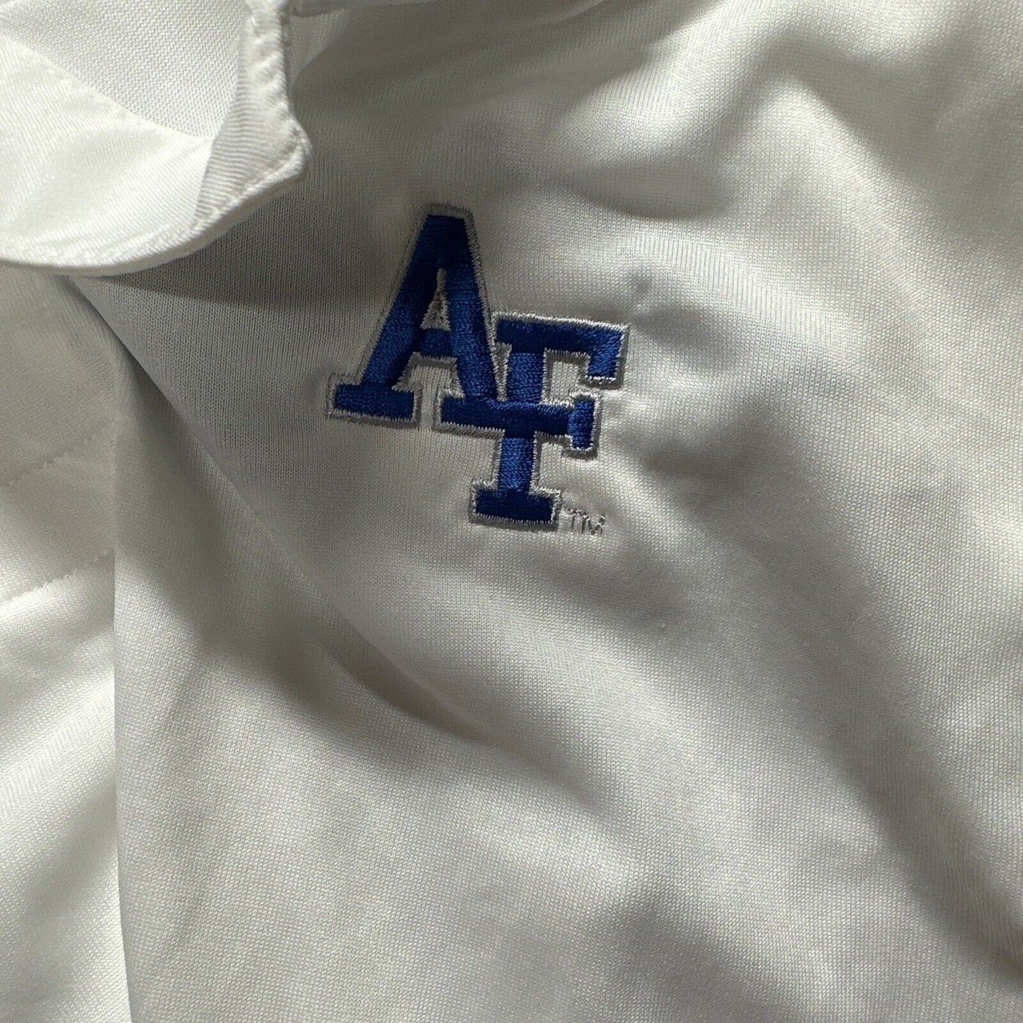 Men’s Small White Air Force Polo Shirt USAFa Air Force Academy