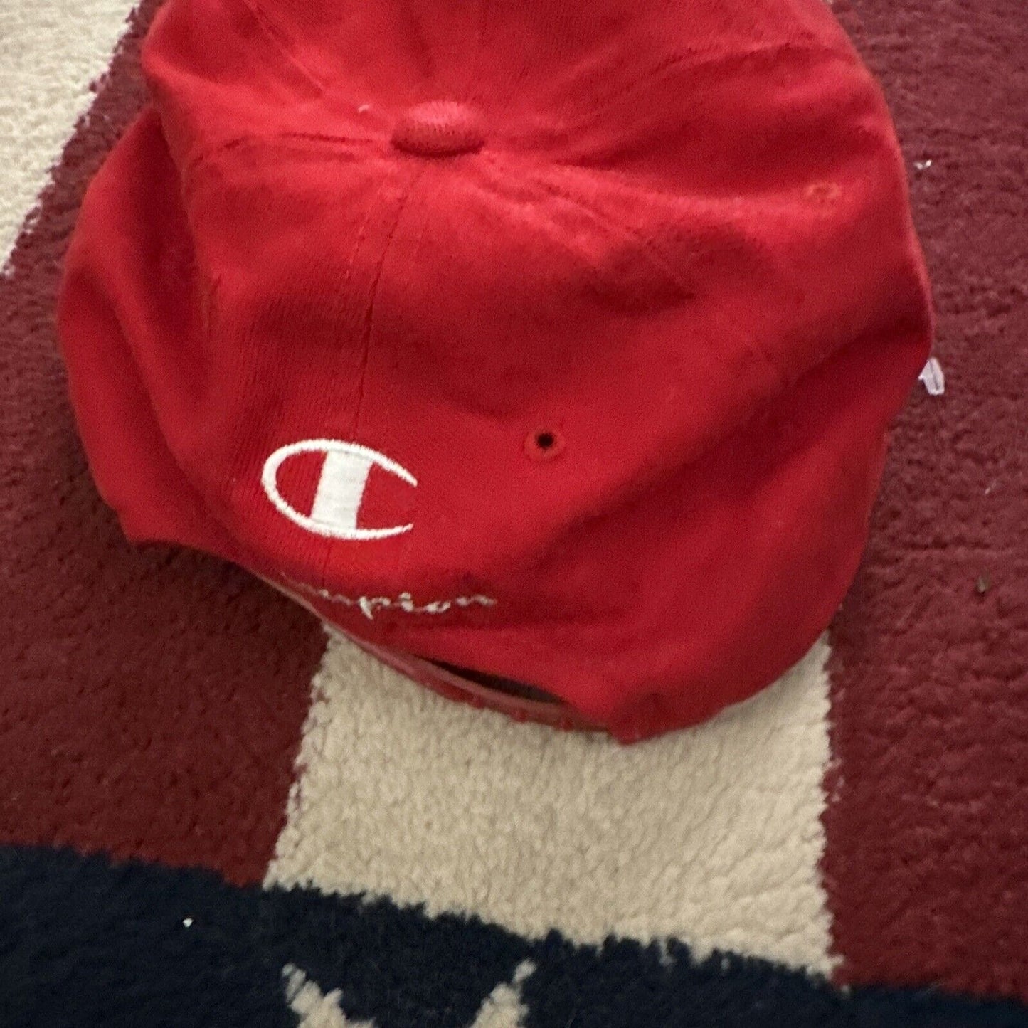 Red Nebraska Champion Baseball Cap Hat