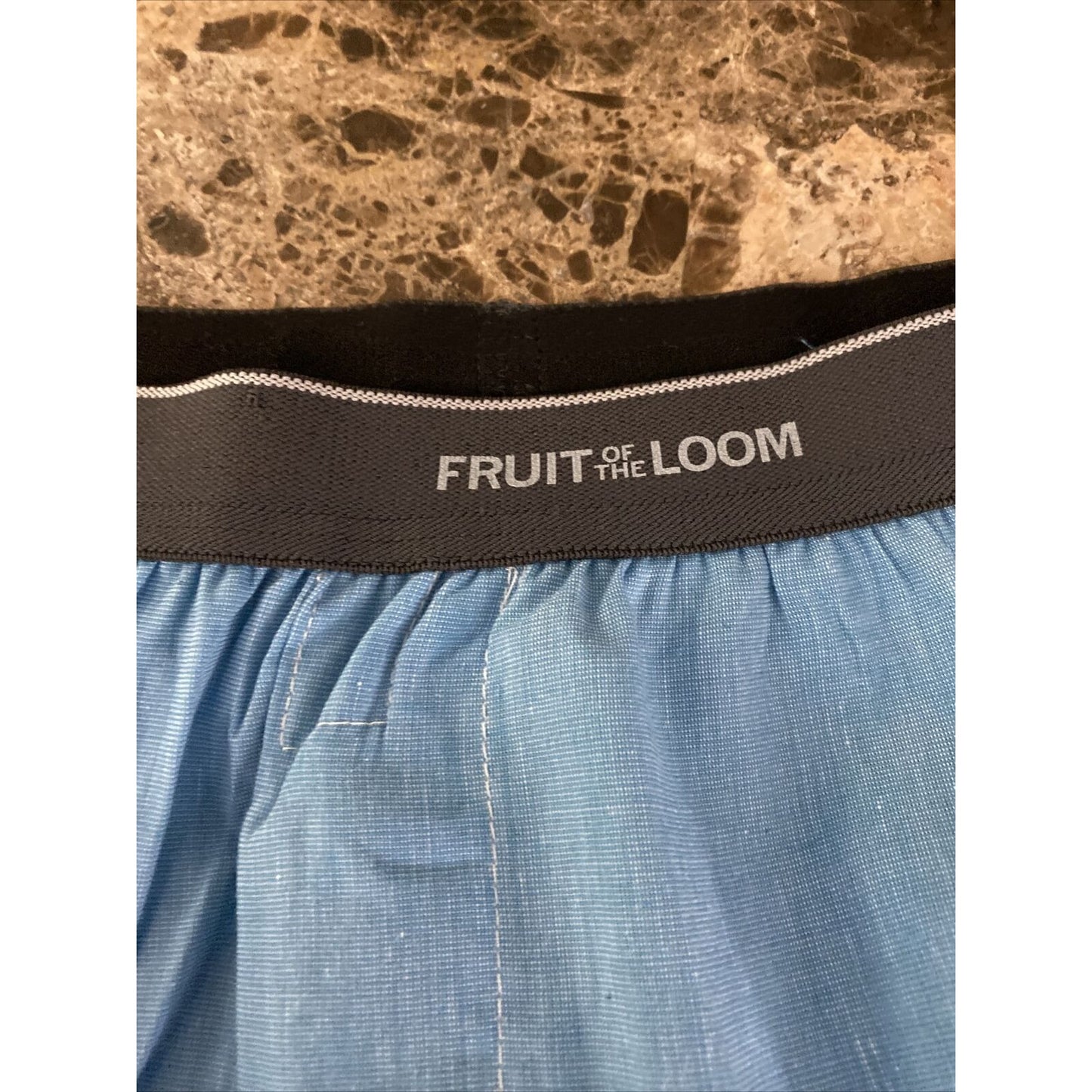 Fruit Of The Loom Men’s XL Sky Blue Cotton-blend Boxer Shorts New