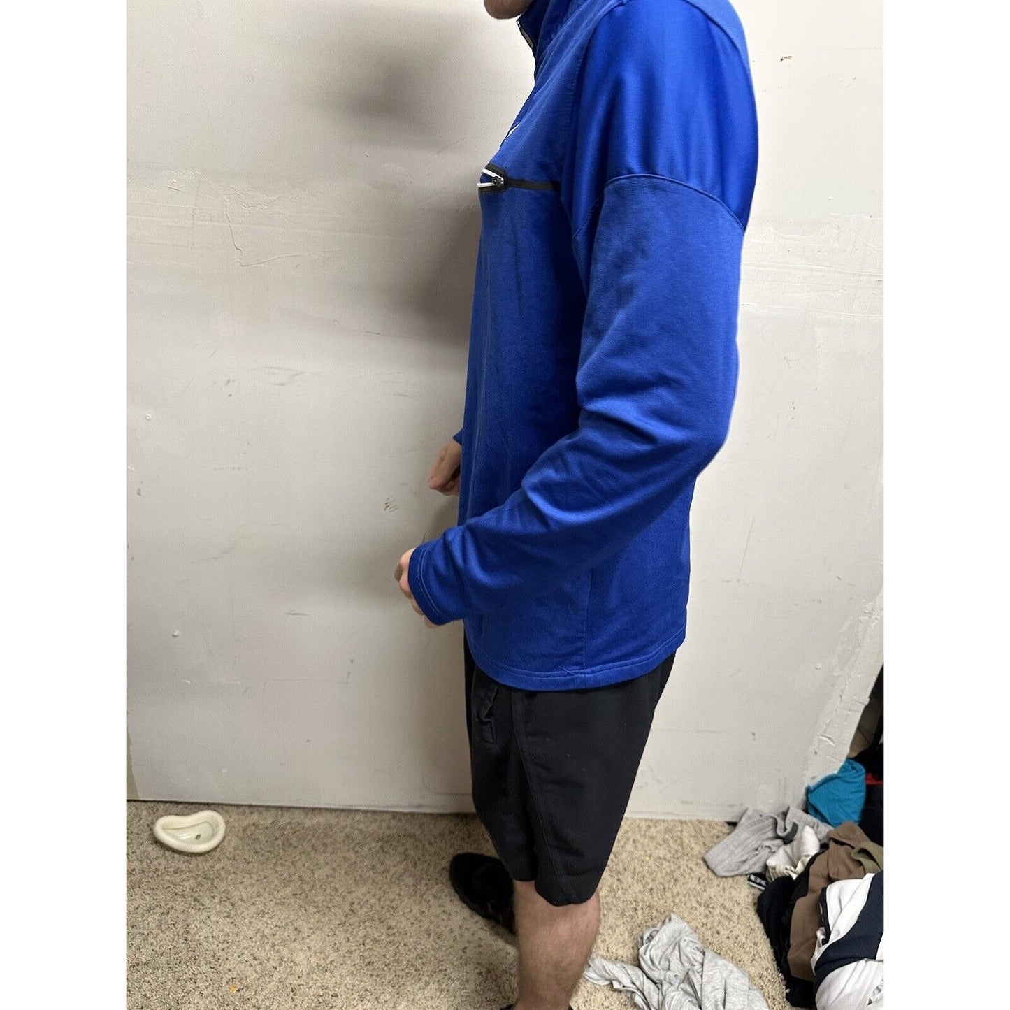 Men’s Blue Air Force Falcons USAFA Nike 1/4 Zip Pull Over Jacket