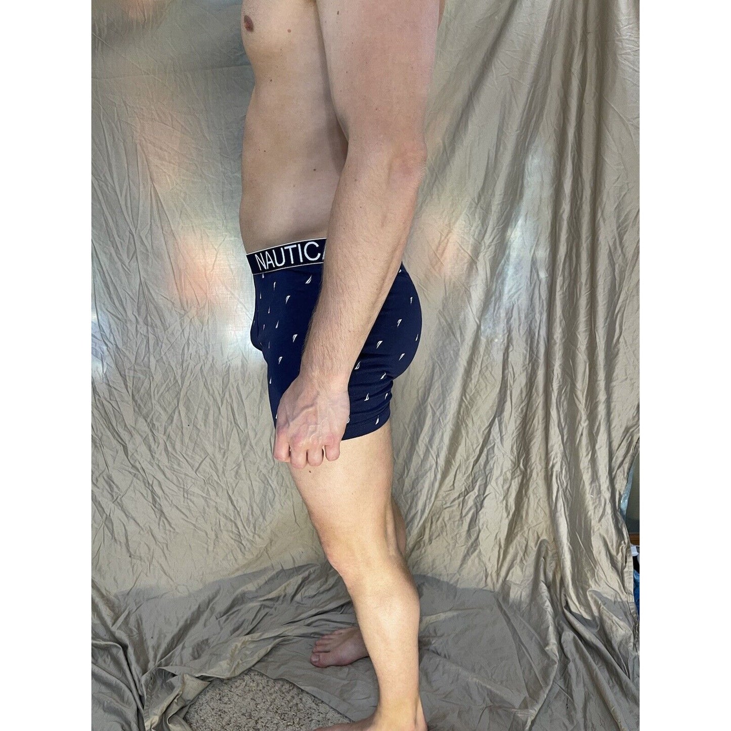 men's nautica - XL Navy blue compression boxer shorts
