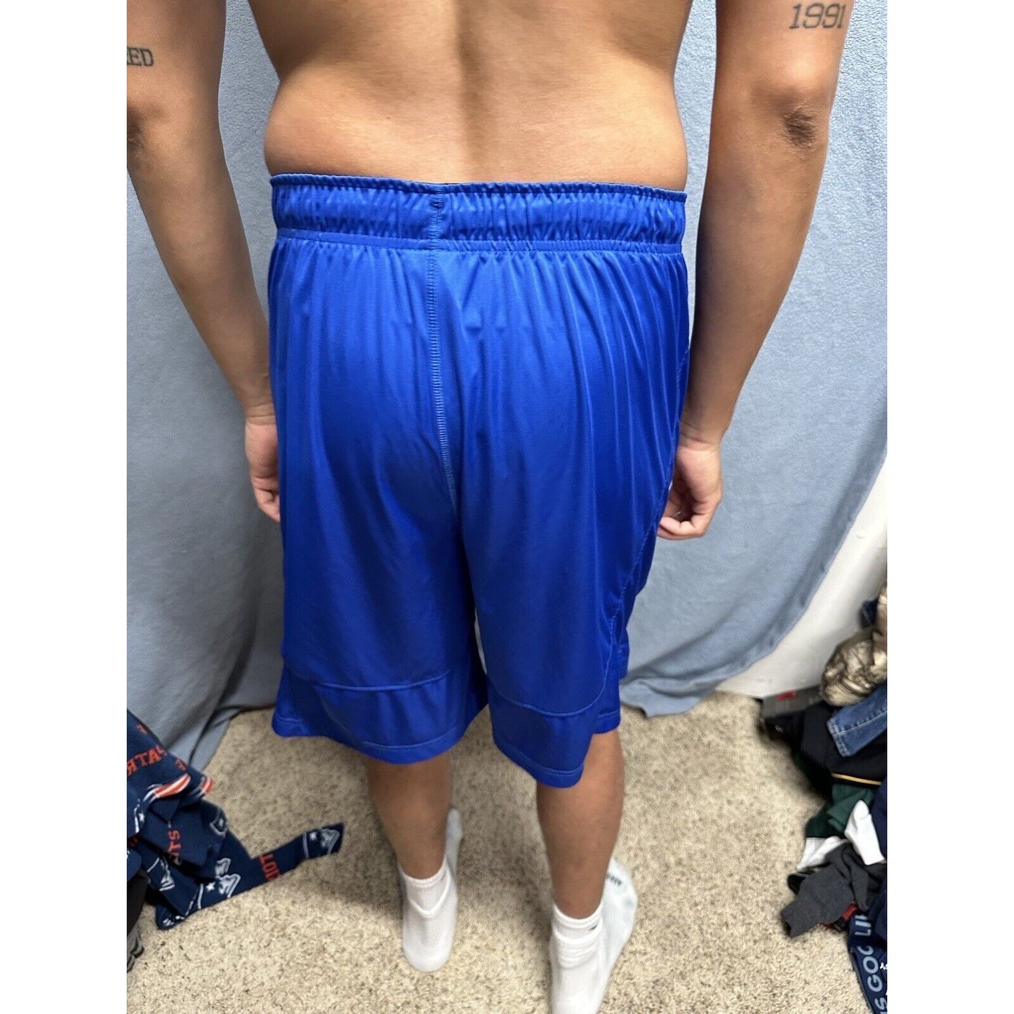 Men’s Blue Nike Dri Fit Large USAFA Air Force Academy Baseball Shorts