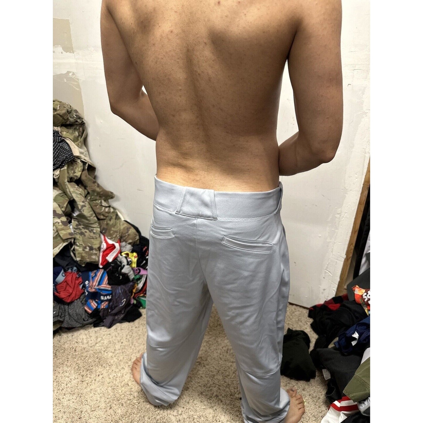 Men’s Nike Team Grey Baseball Pants Engineered Large
