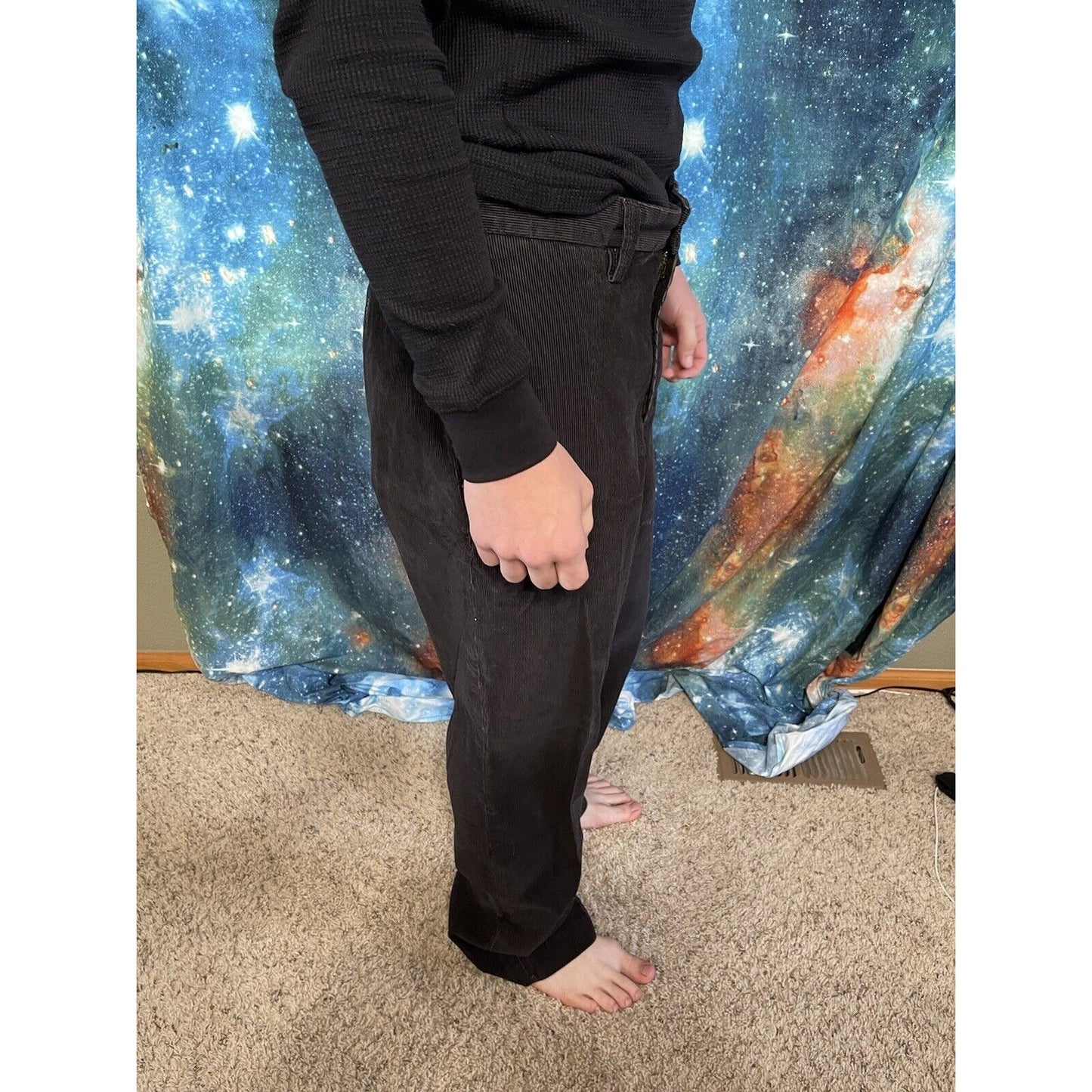 Men’s Black Eddie Bauer classic fit specially dyed 32 x 32