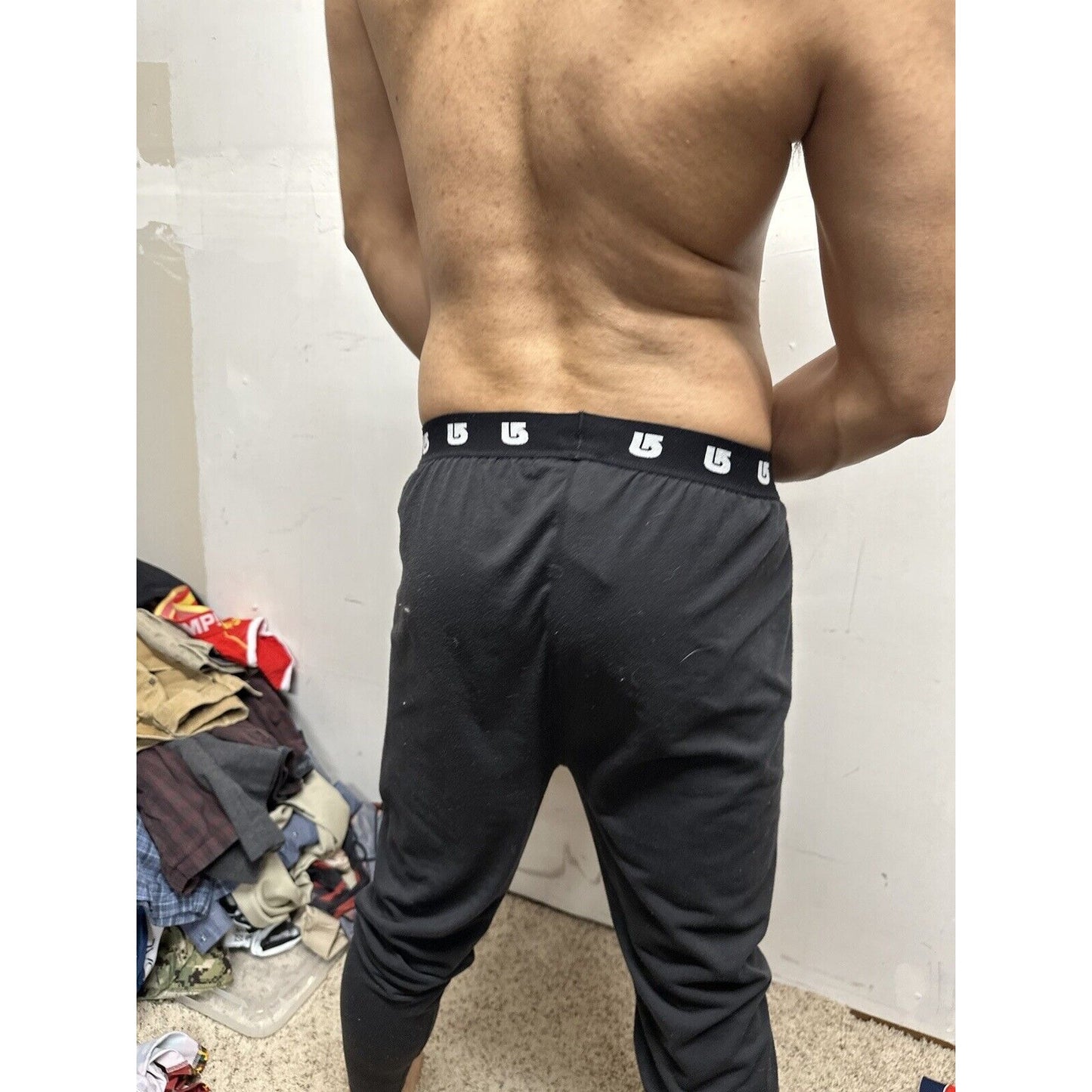 Men’s Black Burton Dry ride Small Thermal Sweatpants