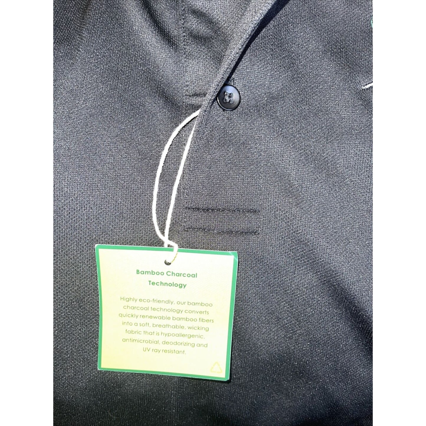 men's black polo large port authority SAMC army
