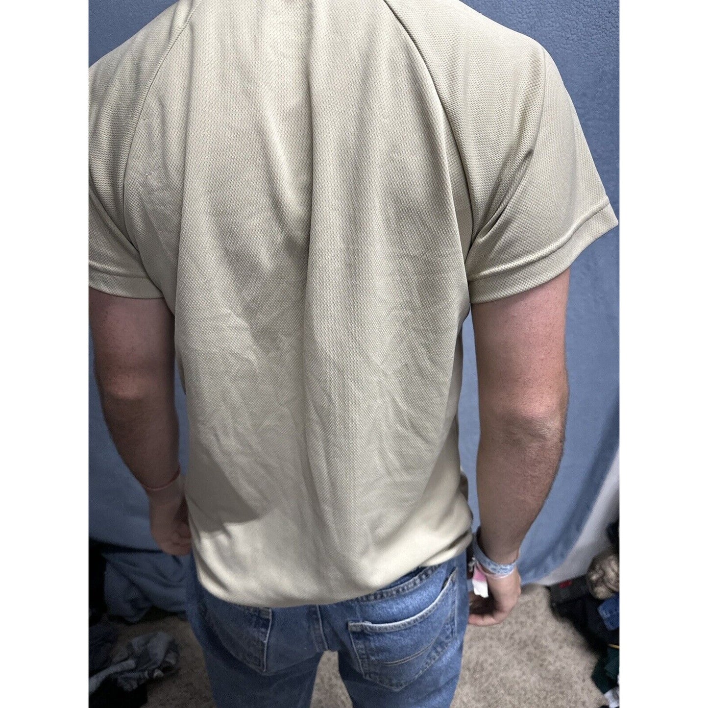 Men’s Abu Airman Battle Uniform Duke Small Tshirt Moisture Control Desert Sand