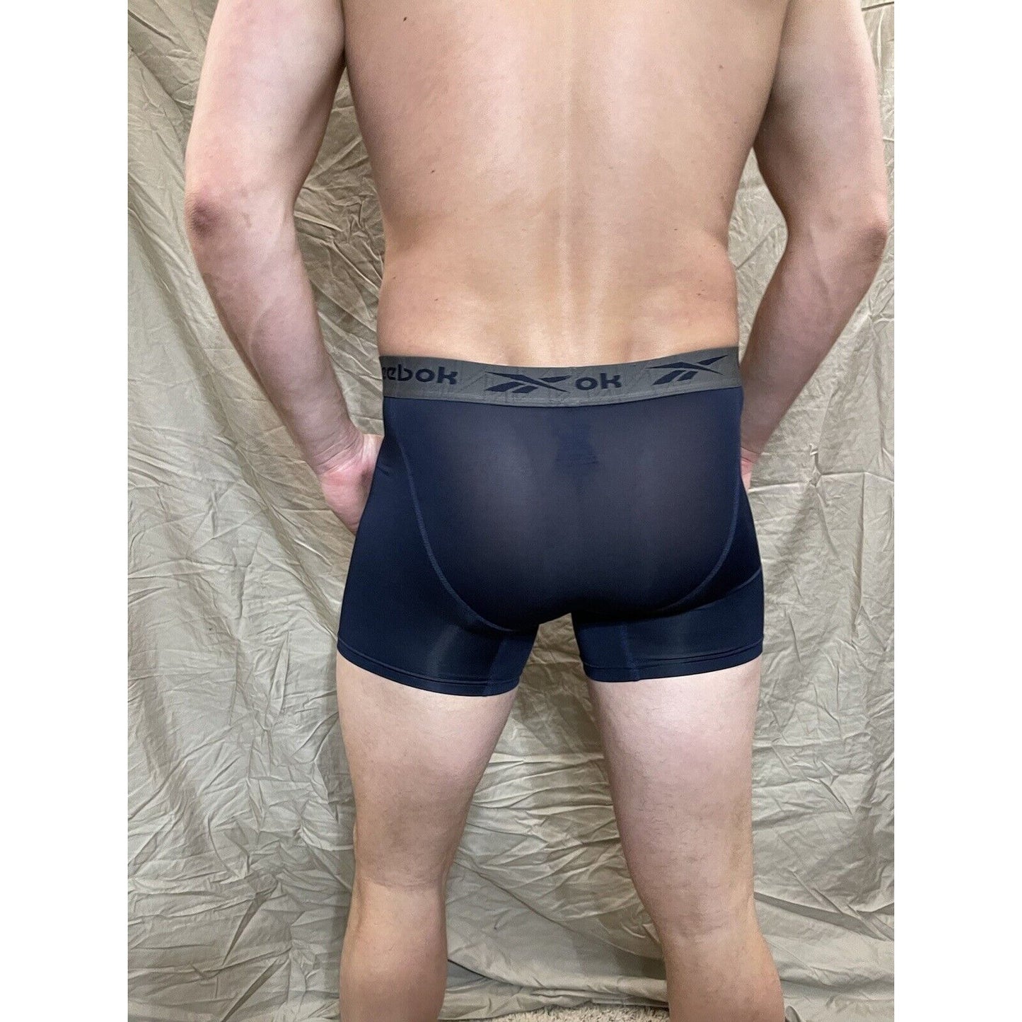 Men's dark blue reebok small compression shorts New And Never Worn