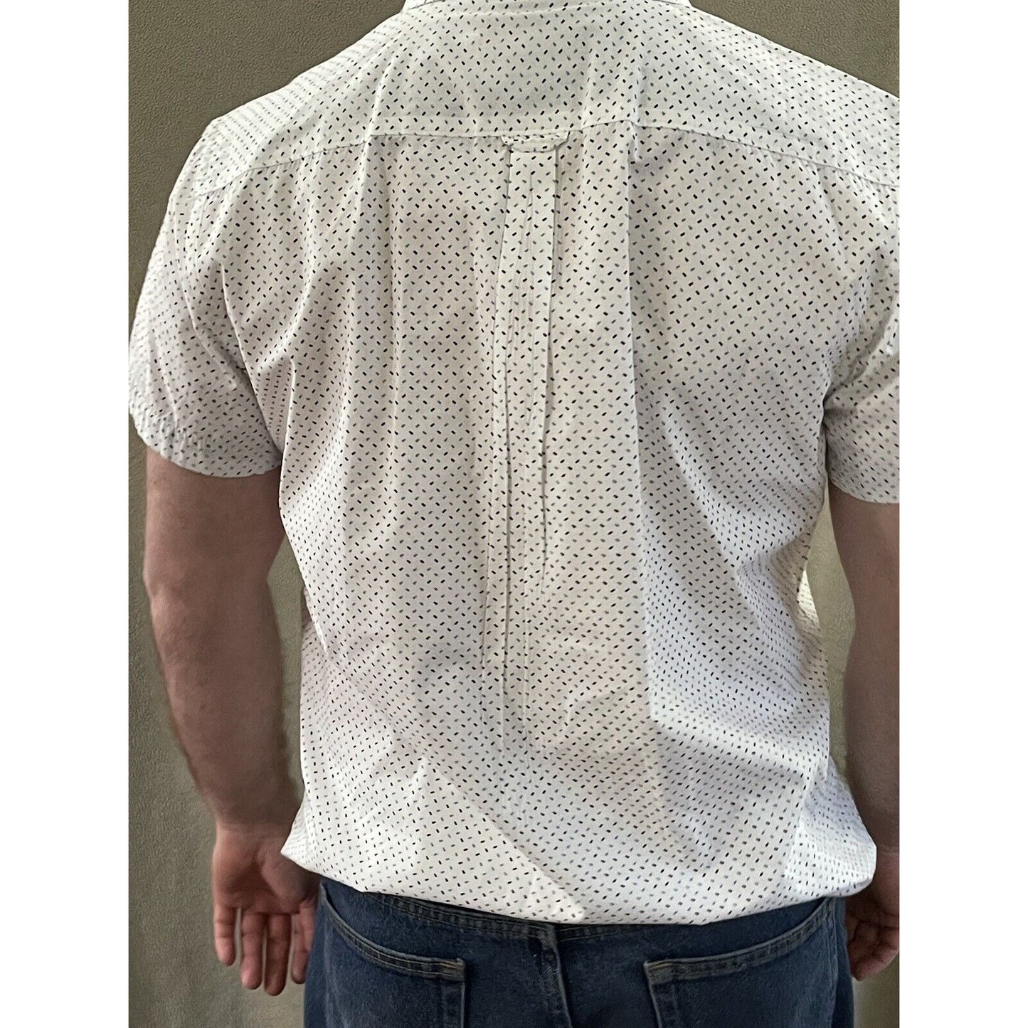 Men’s Kenneth Cole Large Button Shirt White