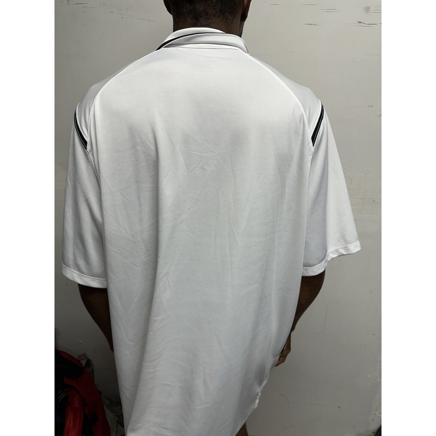 Men’s White Nike XXL Pittsburgh Pirates Dri Fit Polo Short Sleeve Shirt