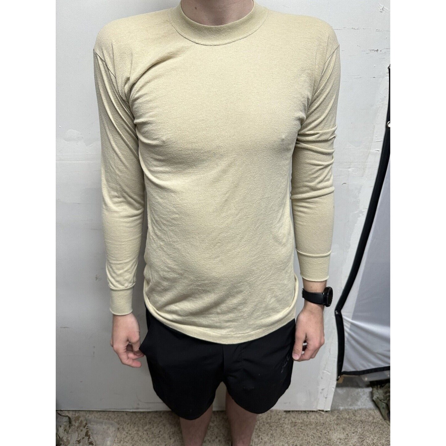Men’s Tan duke Medium Long Sleeve Civil Air Patrol Uniform Shirt