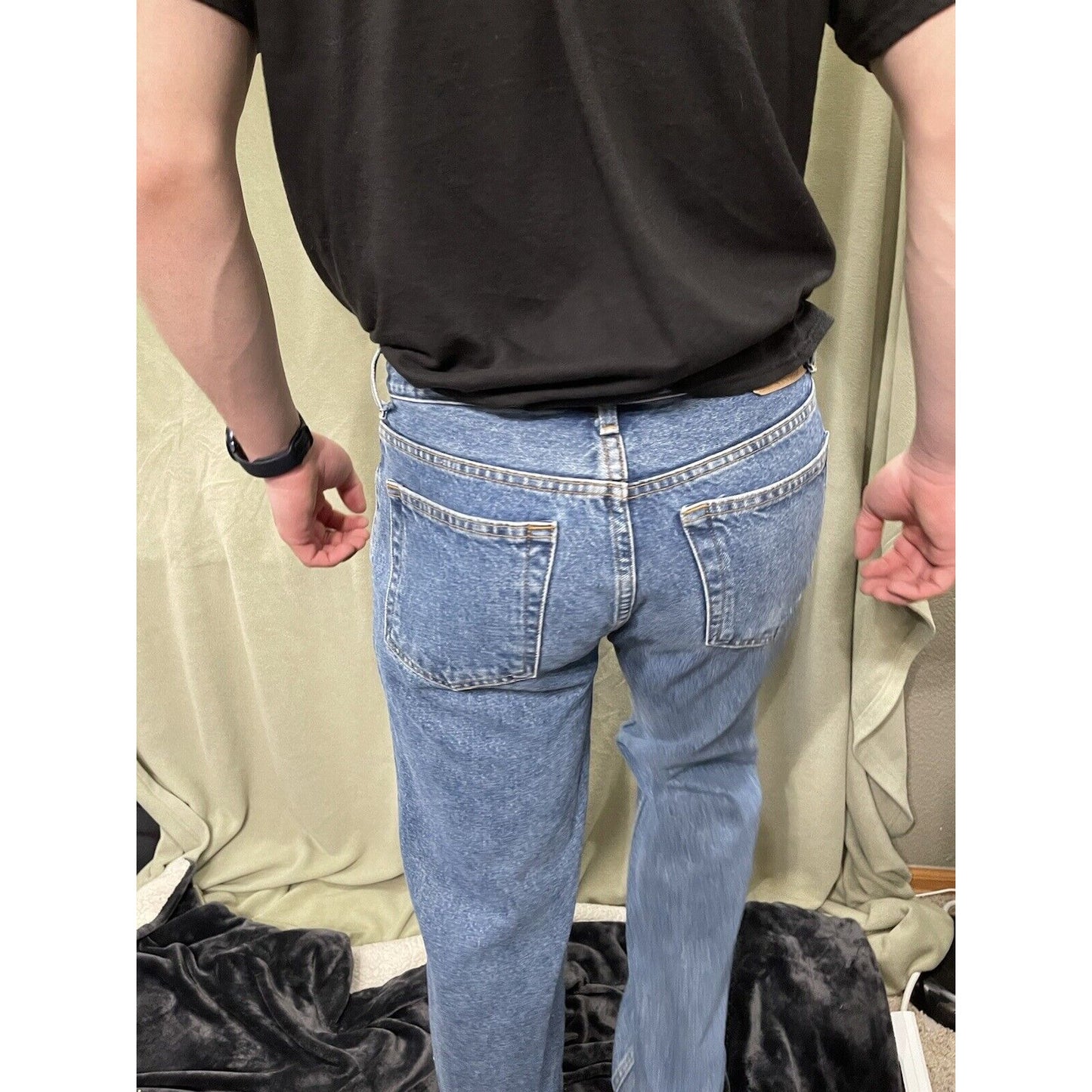 Vintage Men’s Button Fly Original Fit Gap Blue Jeans 31 X 34