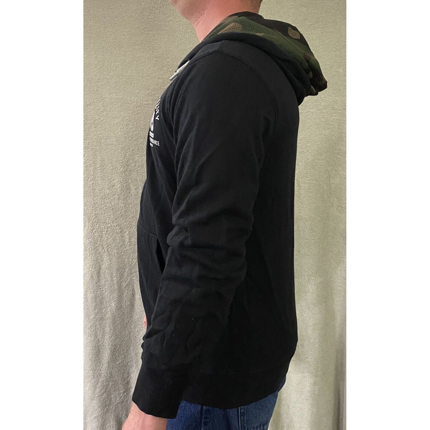 Bossini Urban Utility Team Performance 09 Mens XL Black Cotton Sweatshirt Hoodie