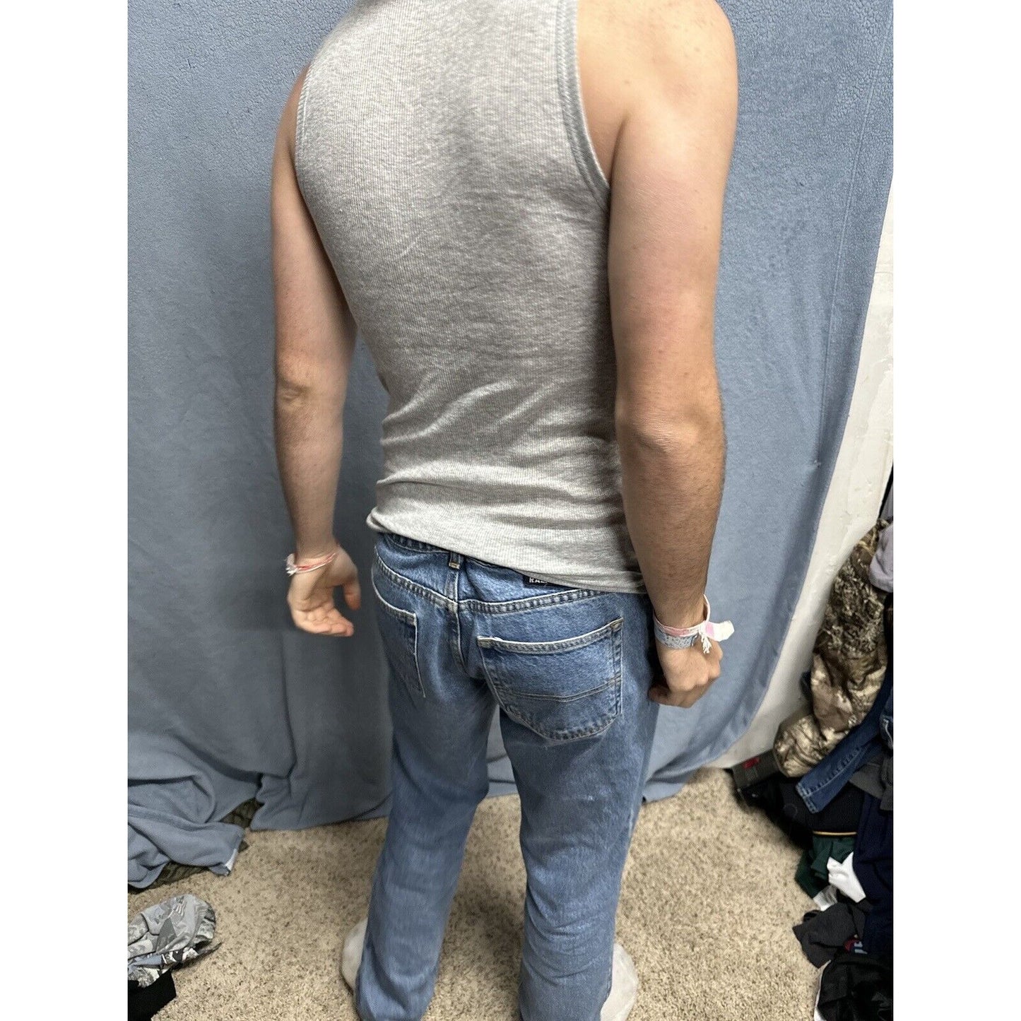 Men’s Gray Spyder Medium Gray Muscle Shirt Tank