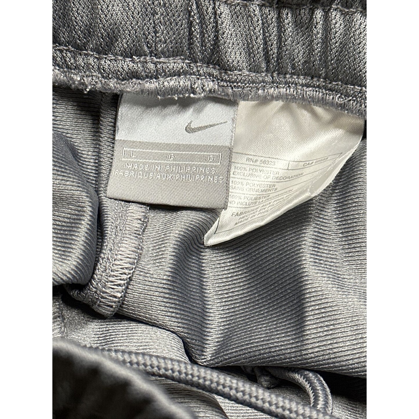 men’s gray nike sweat pants jogger Large With Pockets