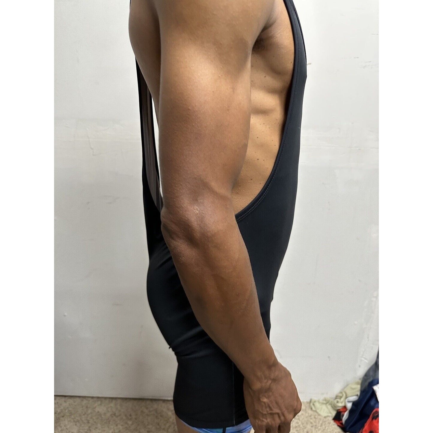 Men’s Tauwell XL Black Wrestling Singlet