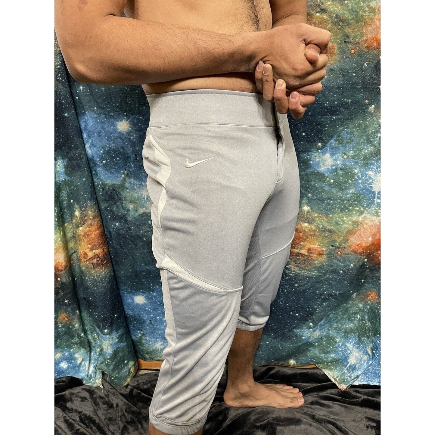 Men’s Nike Gray Baseball Pants Dri Fit