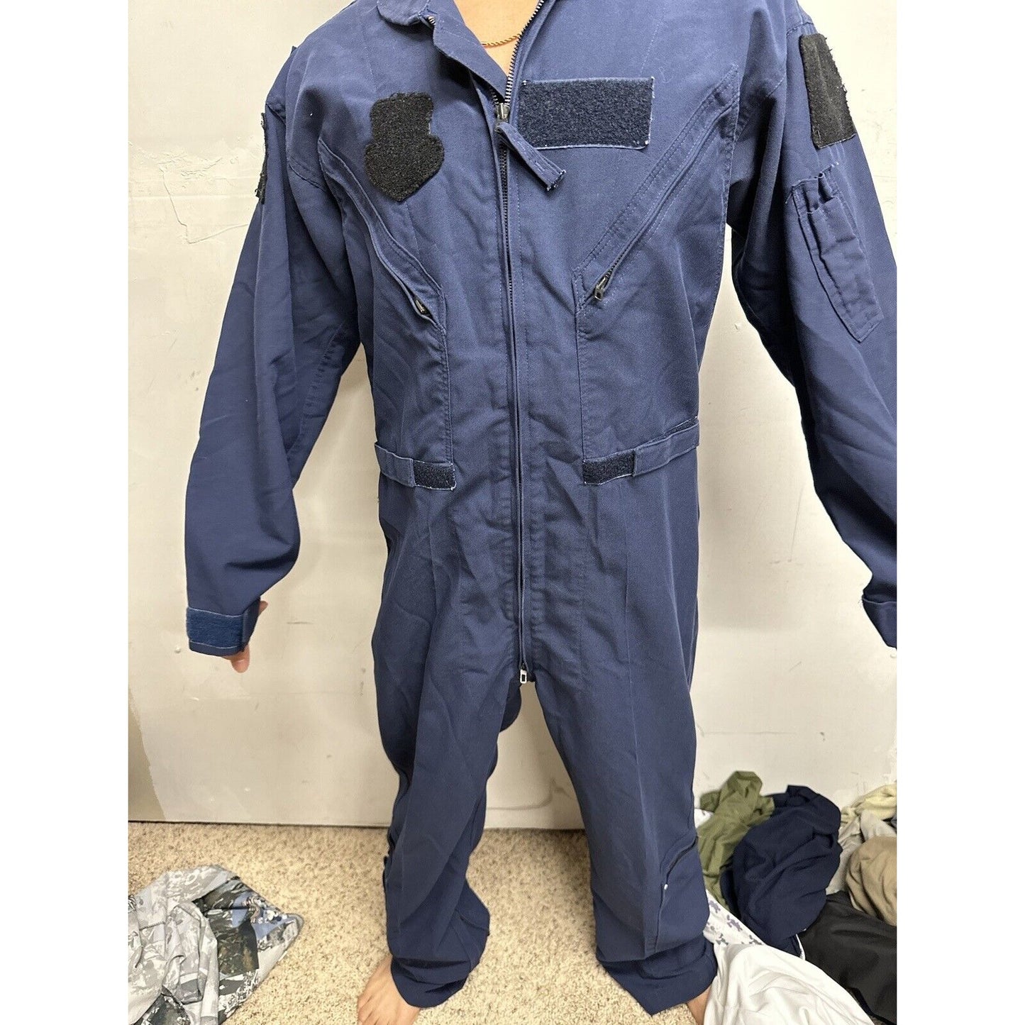 Vtg 90sSAC Missile Crew Coveralls Military USAF Jumpsuit Mechanic Flightsuit 42R