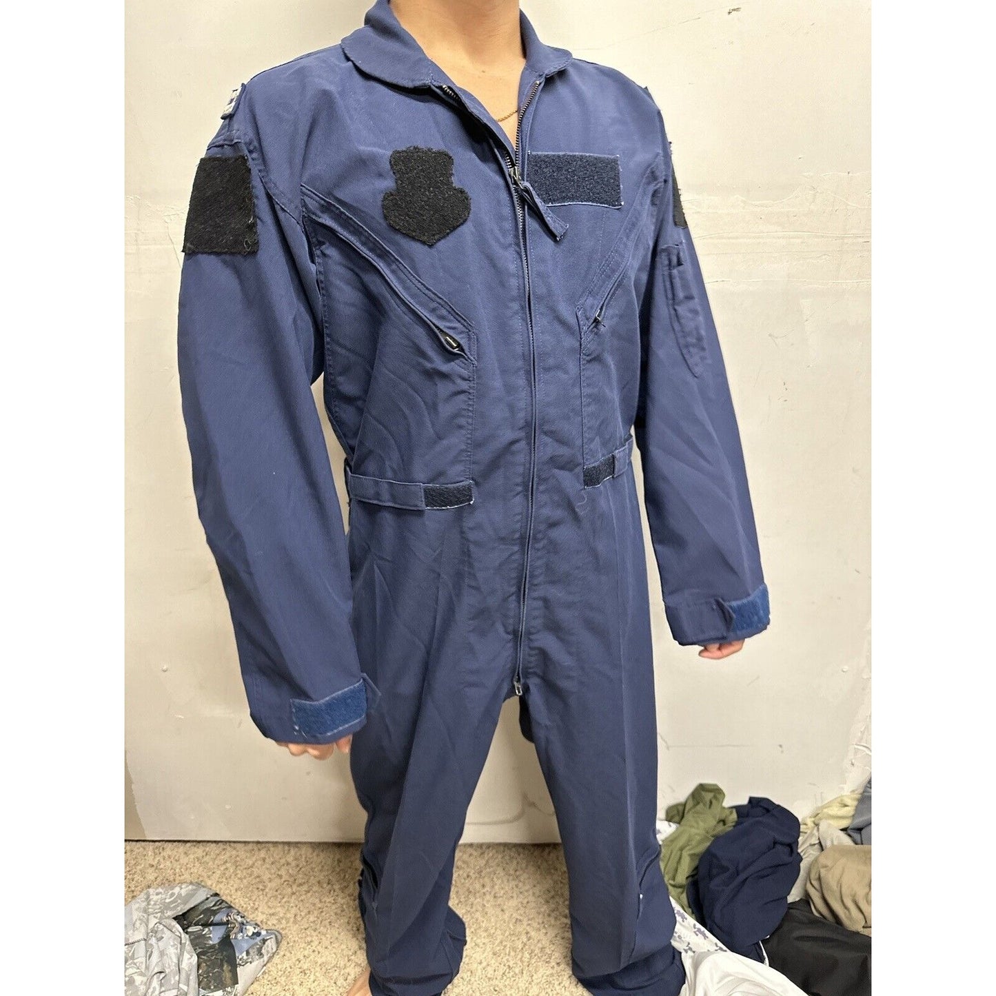 Vtg 90sSAC Missile Crew Coveralls Military USAF Jumpsuit Mechanic Flightsuit 42R