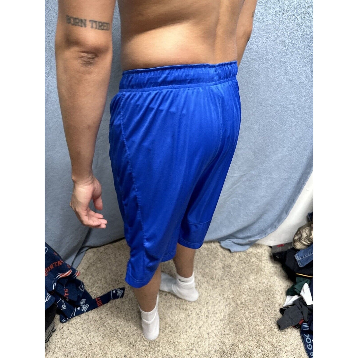 Men’s Blue Nike Dri Fit Large USAFA Air Force Academy Baseball Shorts