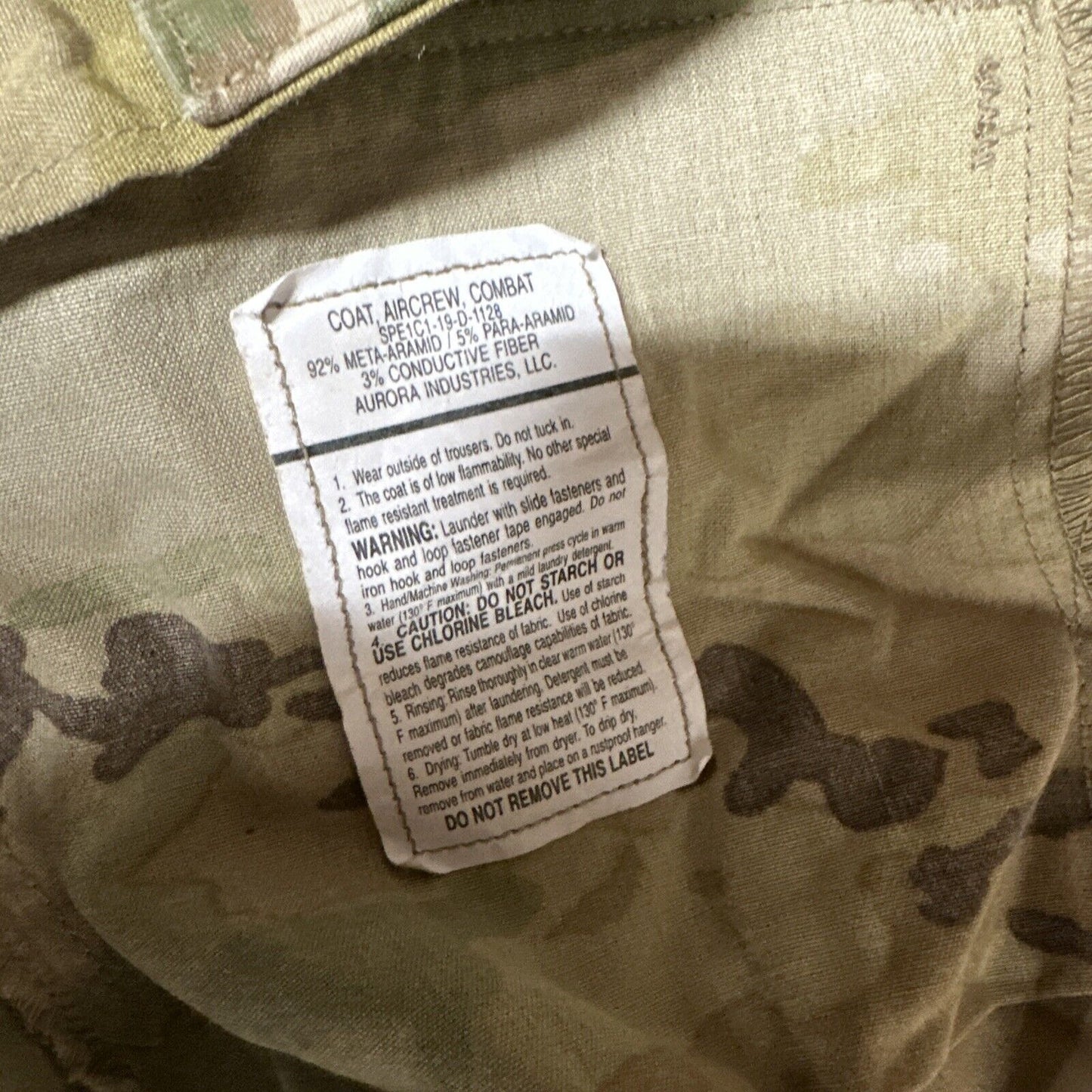 Men’s Medium Short Coat Aircrew Combat Army USAF Blouse Top