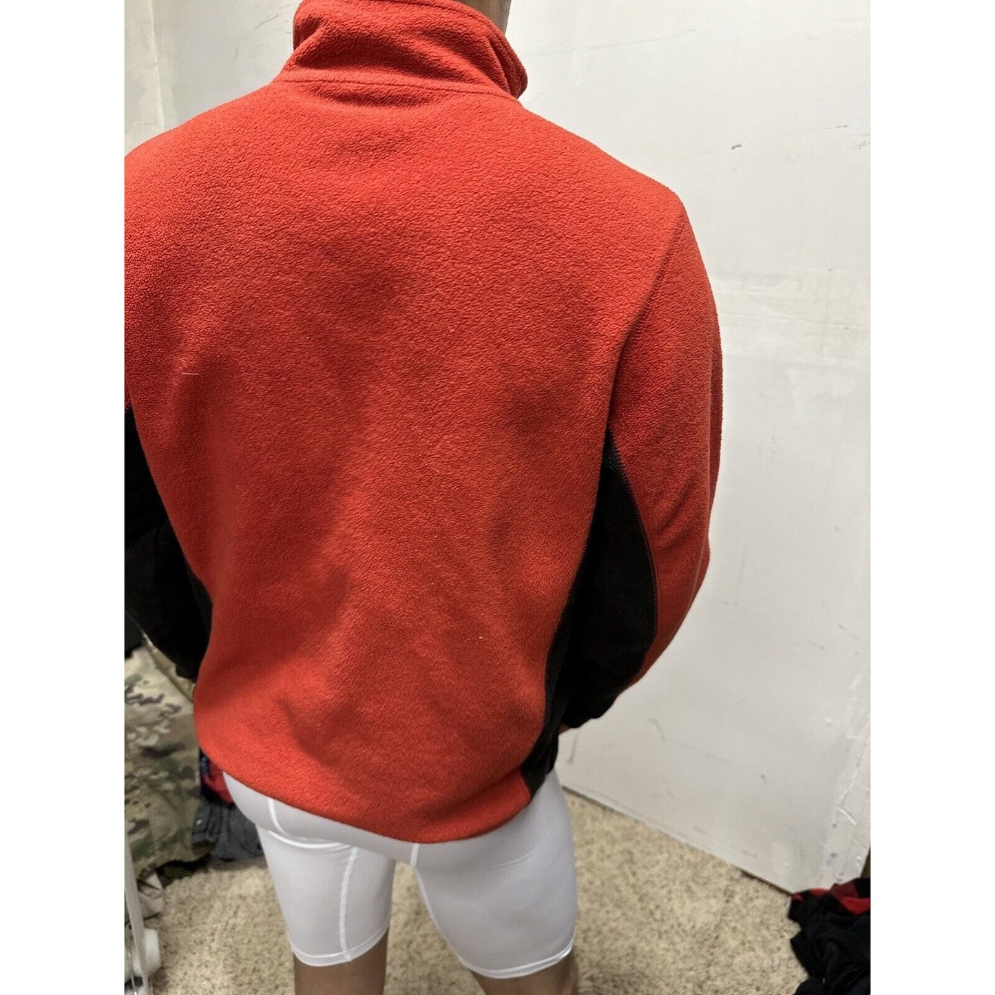 Men’s Red Small 1/4 Zip Gap Pullover Jacket