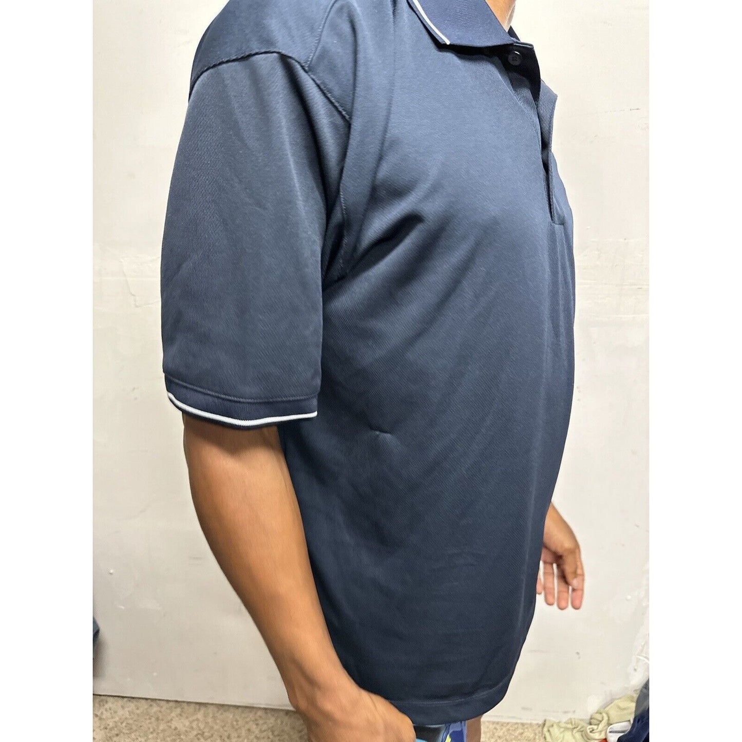Men’s Dark Blue Nike Golf Large Polo Shirt VR-59 Texas Flying Plane