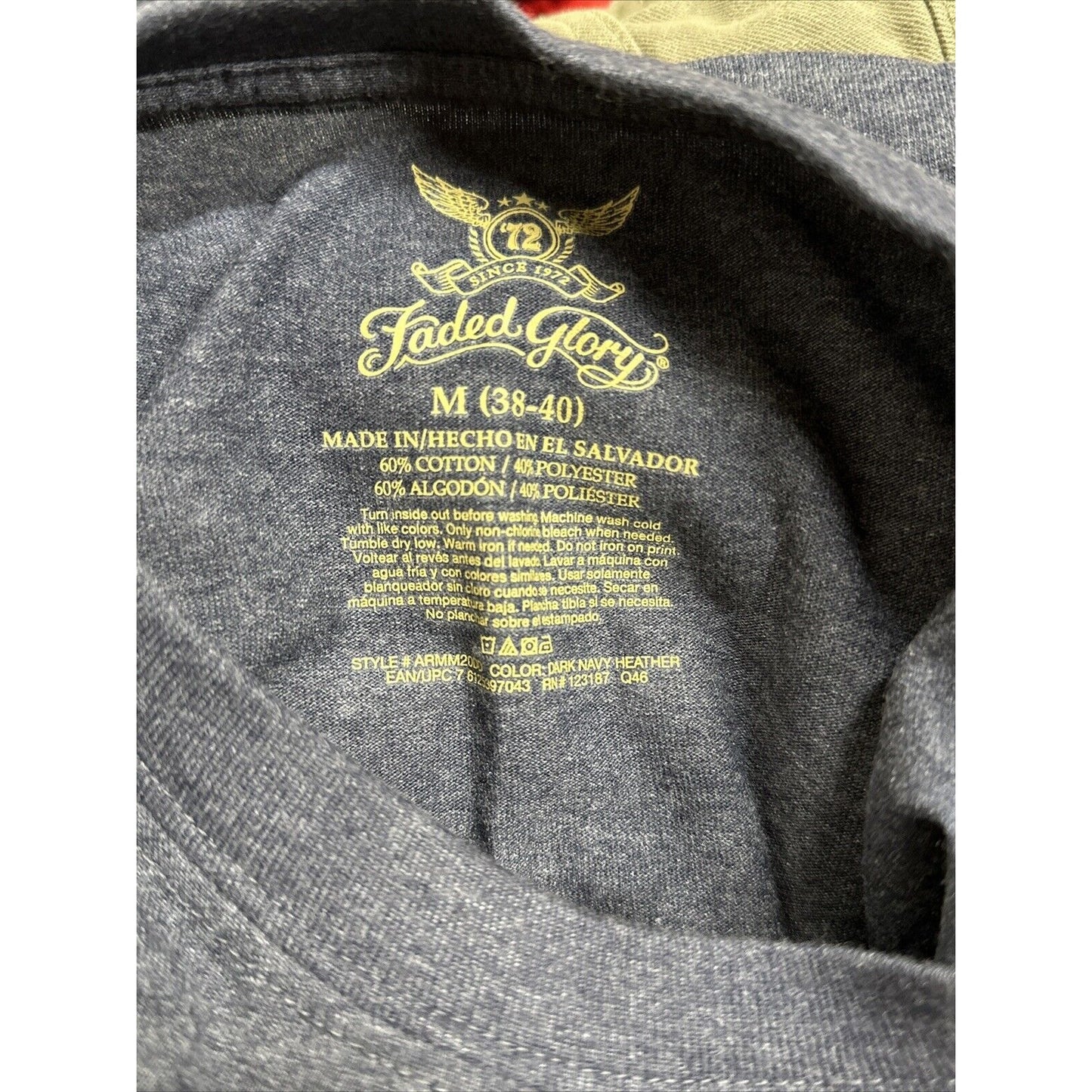 men’s gray faded glory medium muscle shirt freedom bald eagle