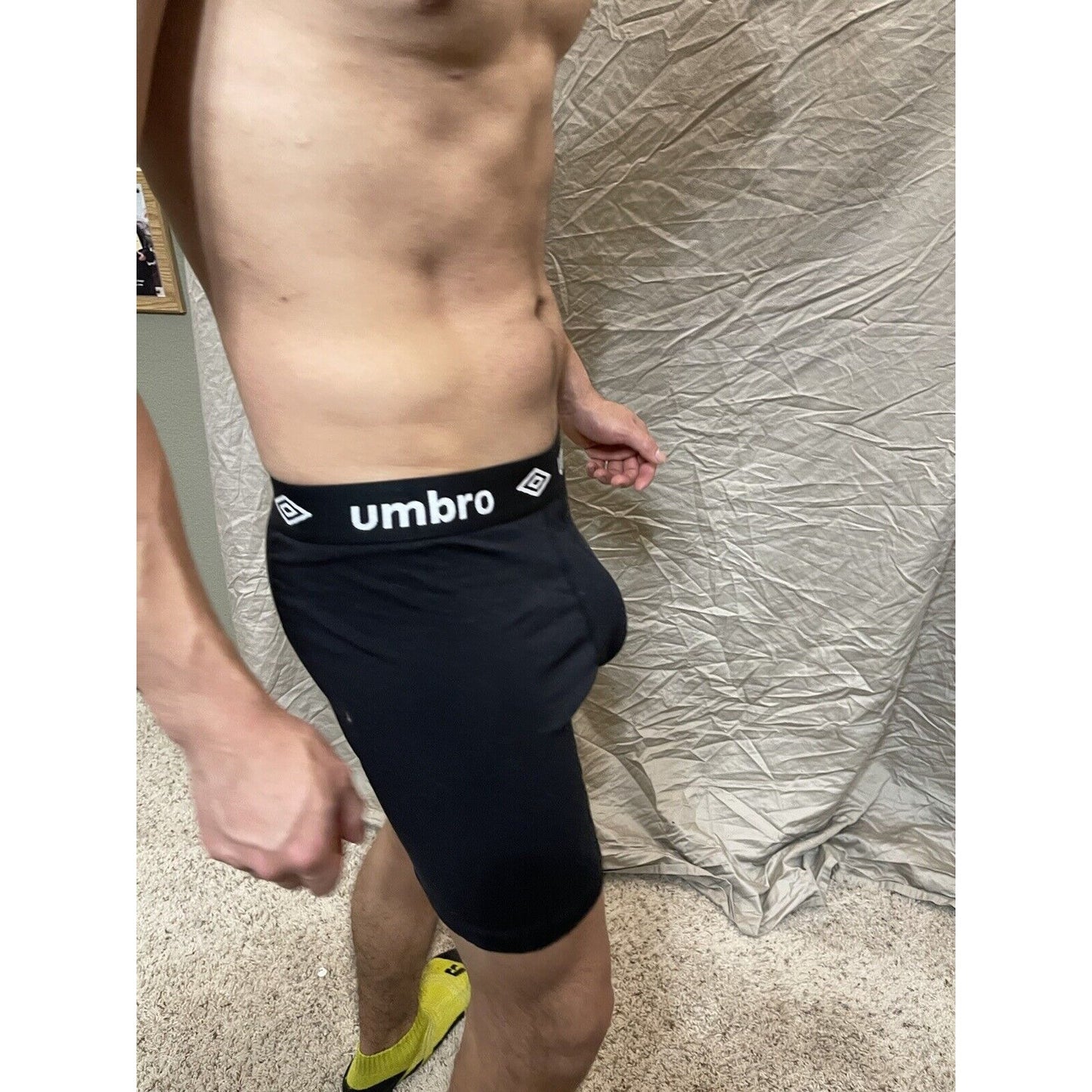 men's medium black umbro boxer briefs
