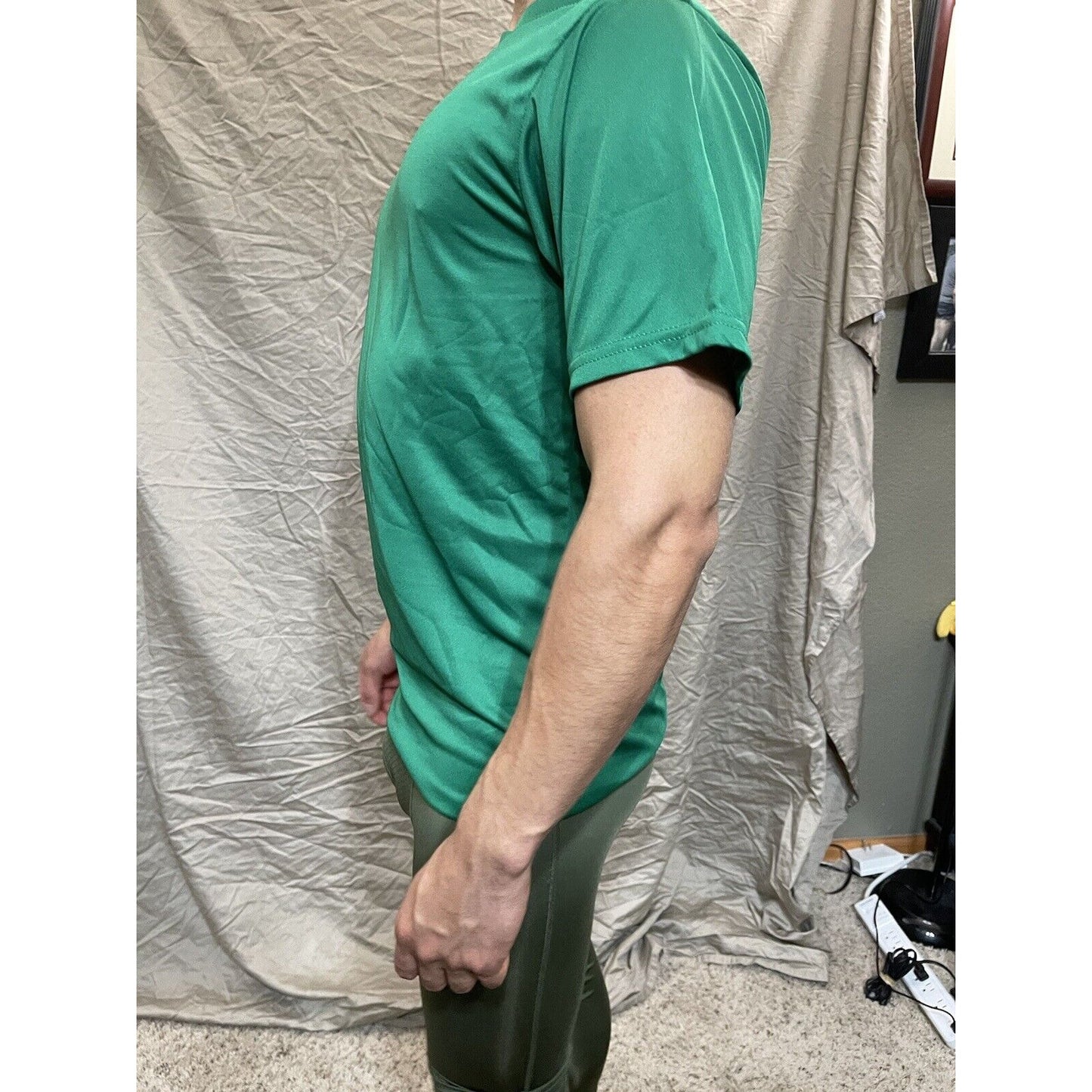 Men's Augusta Sportswear Moisture Management Athletic shirt Green adult Medium