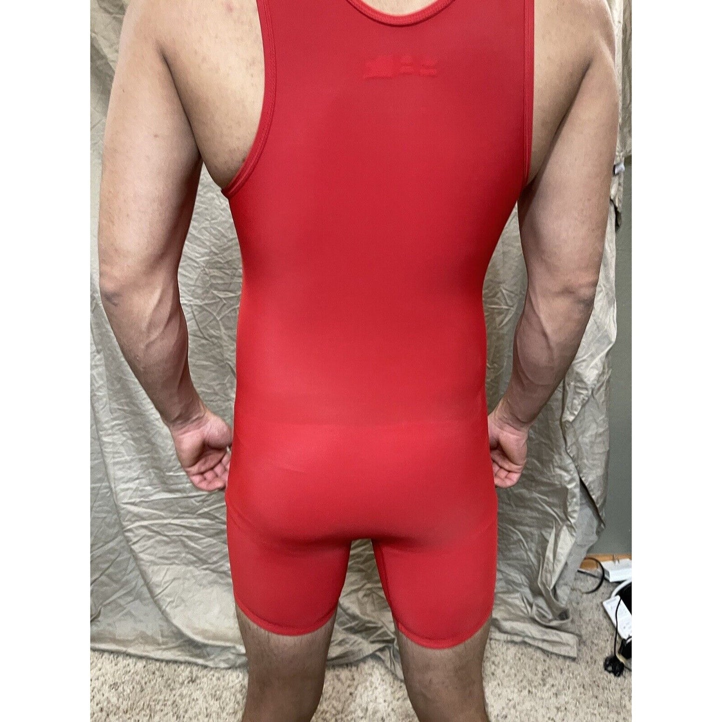 Boy's Youth Large Red Wrestling Singlet Alleson Athletic