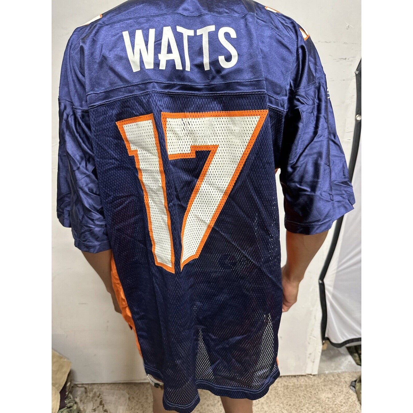 Men’s NFL Equipment Large Reebok Denver Broncos Football Jersey 17 Watts