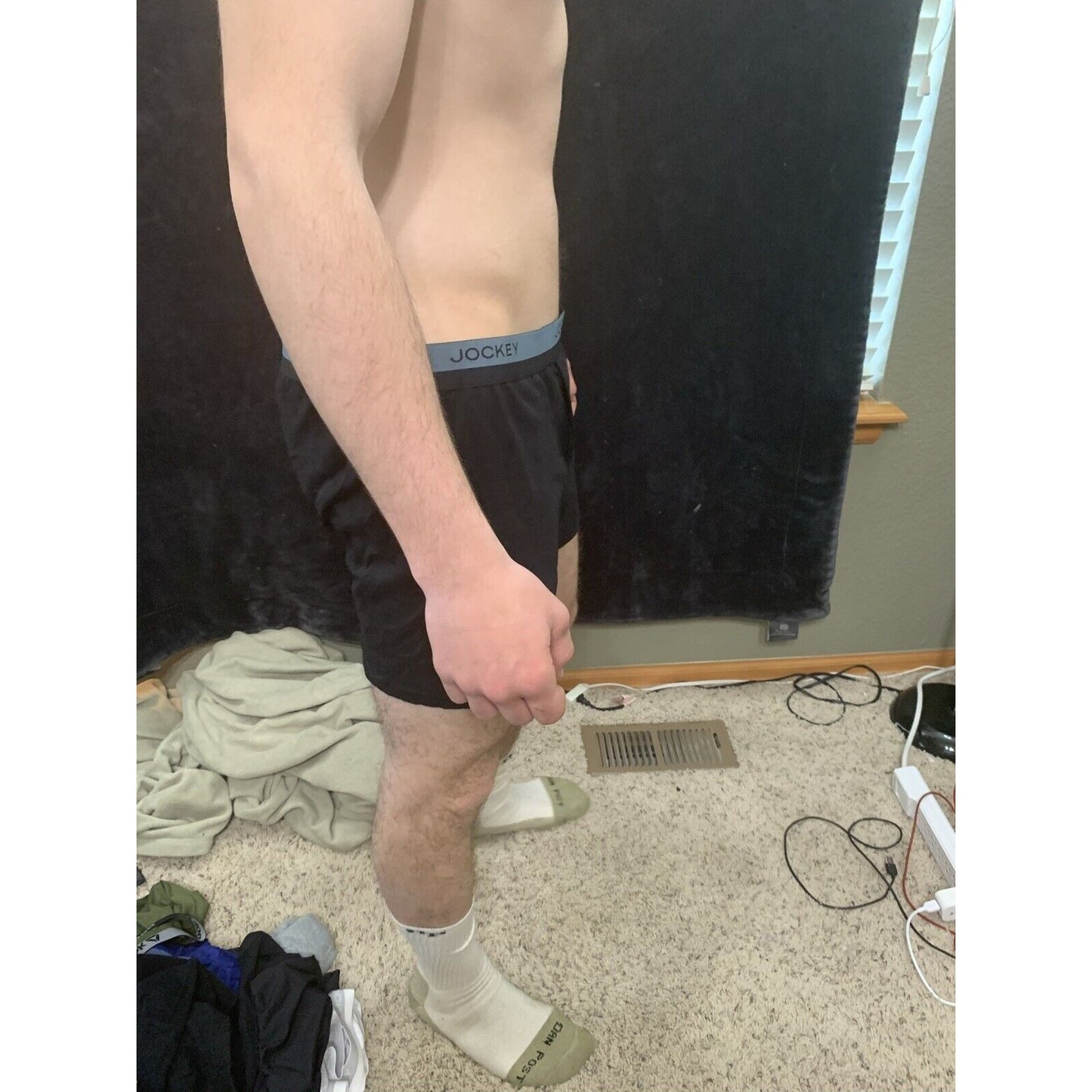 Men’s Jockey Black Ultimate Breathe Boxer Brief XL