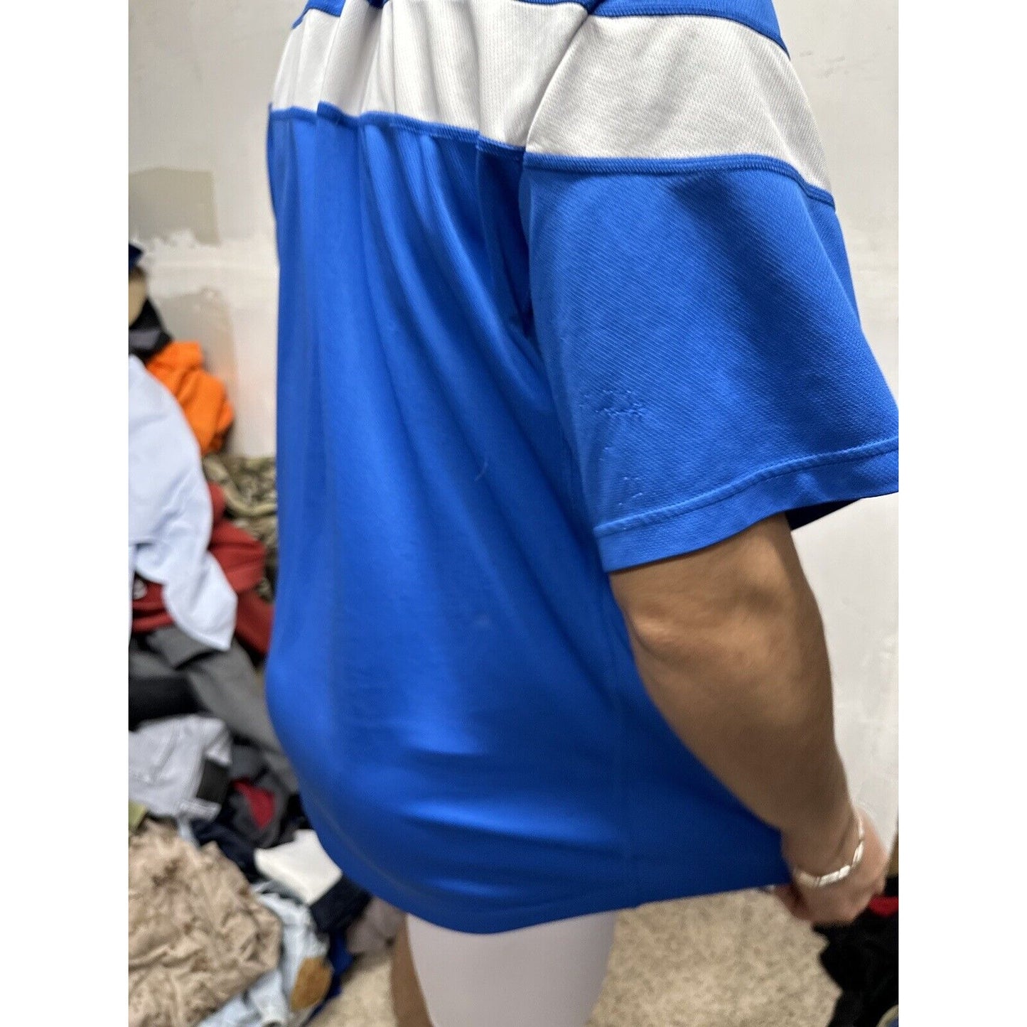 Men’s Blue UCLA Adidas Climalite Polo Shirt Bruins