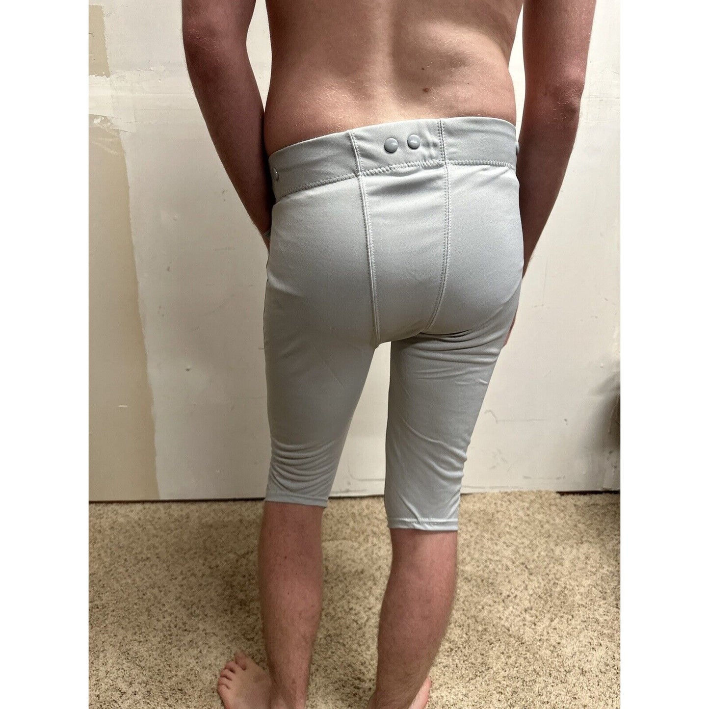 teen boys XXL russell athletic gray football pants