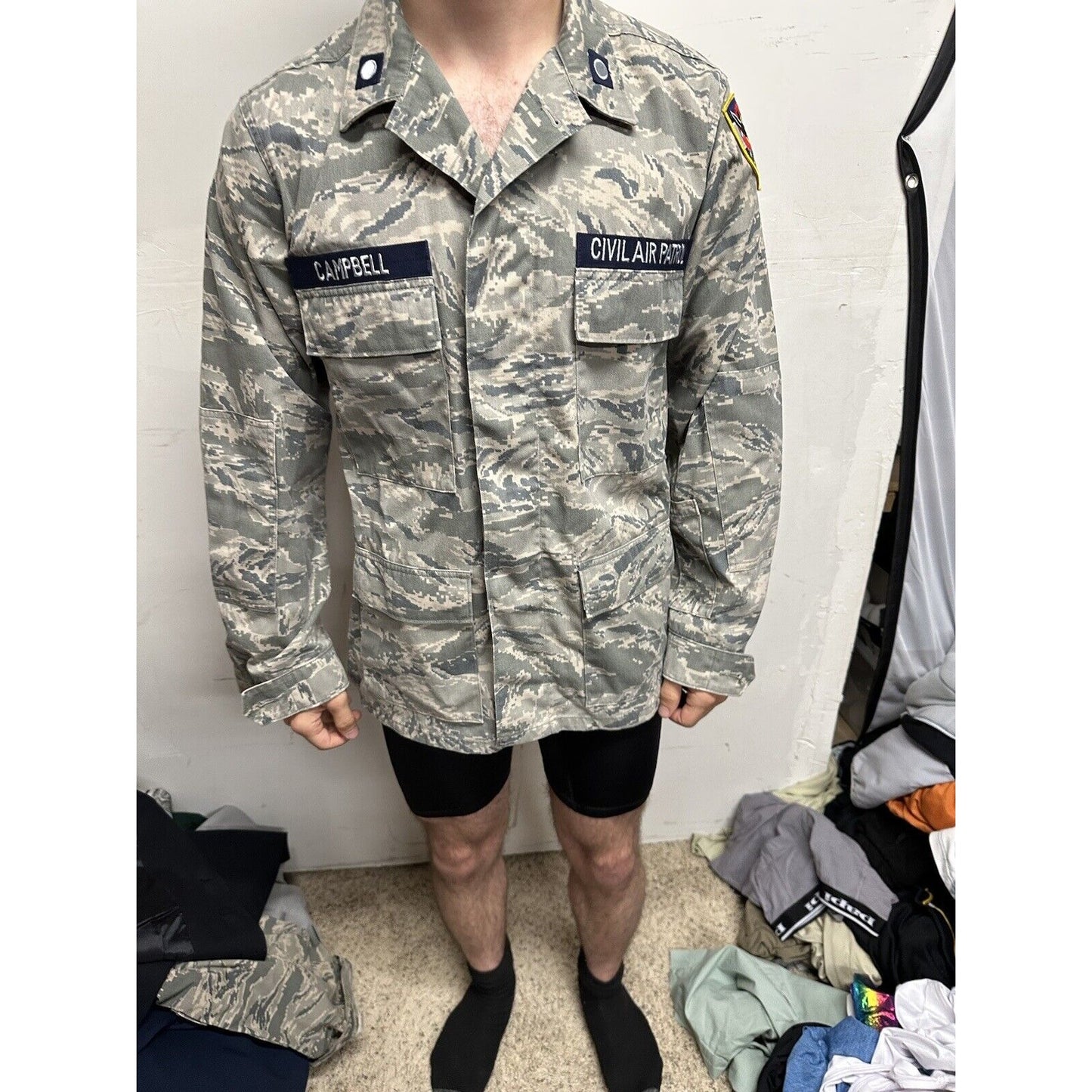 Men’s 42R Abu Airman Battle Uniform USAF Civil Air Patrol Blouse Top