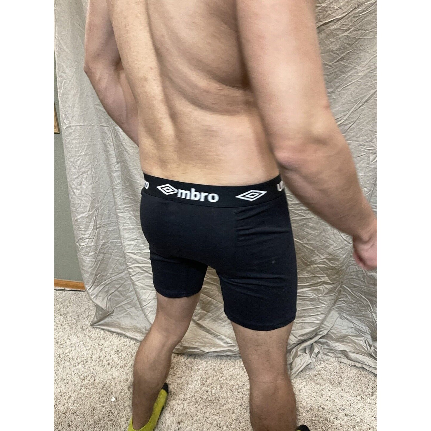men's medium black umbro boxer briefs