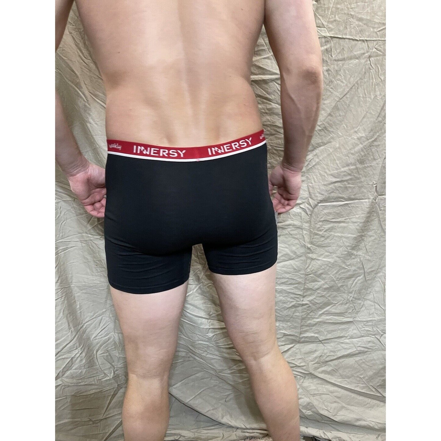 Inersy Weekly Men's black boxer briefs Red band New And Unworn Large