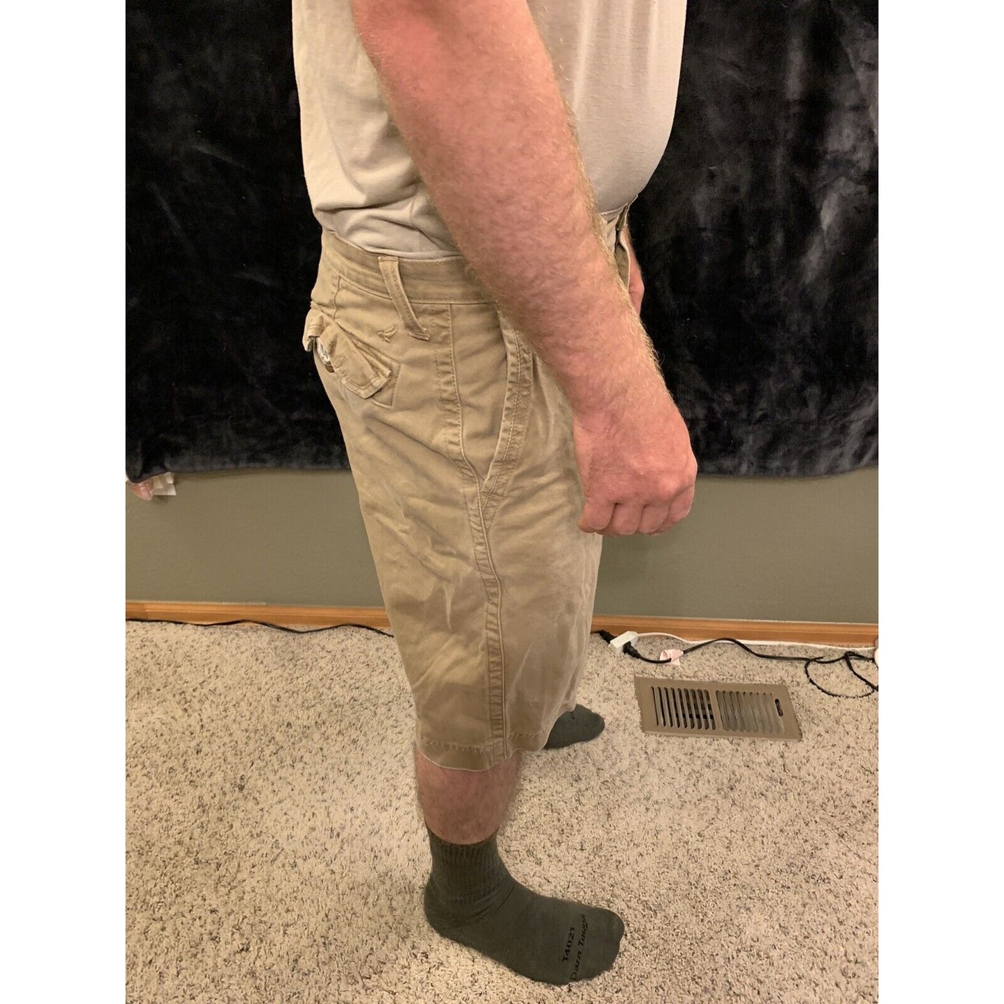 Urban Pipeline UP Shorts Mens 34 Cotton Casual Khaki / TAN RN 73277