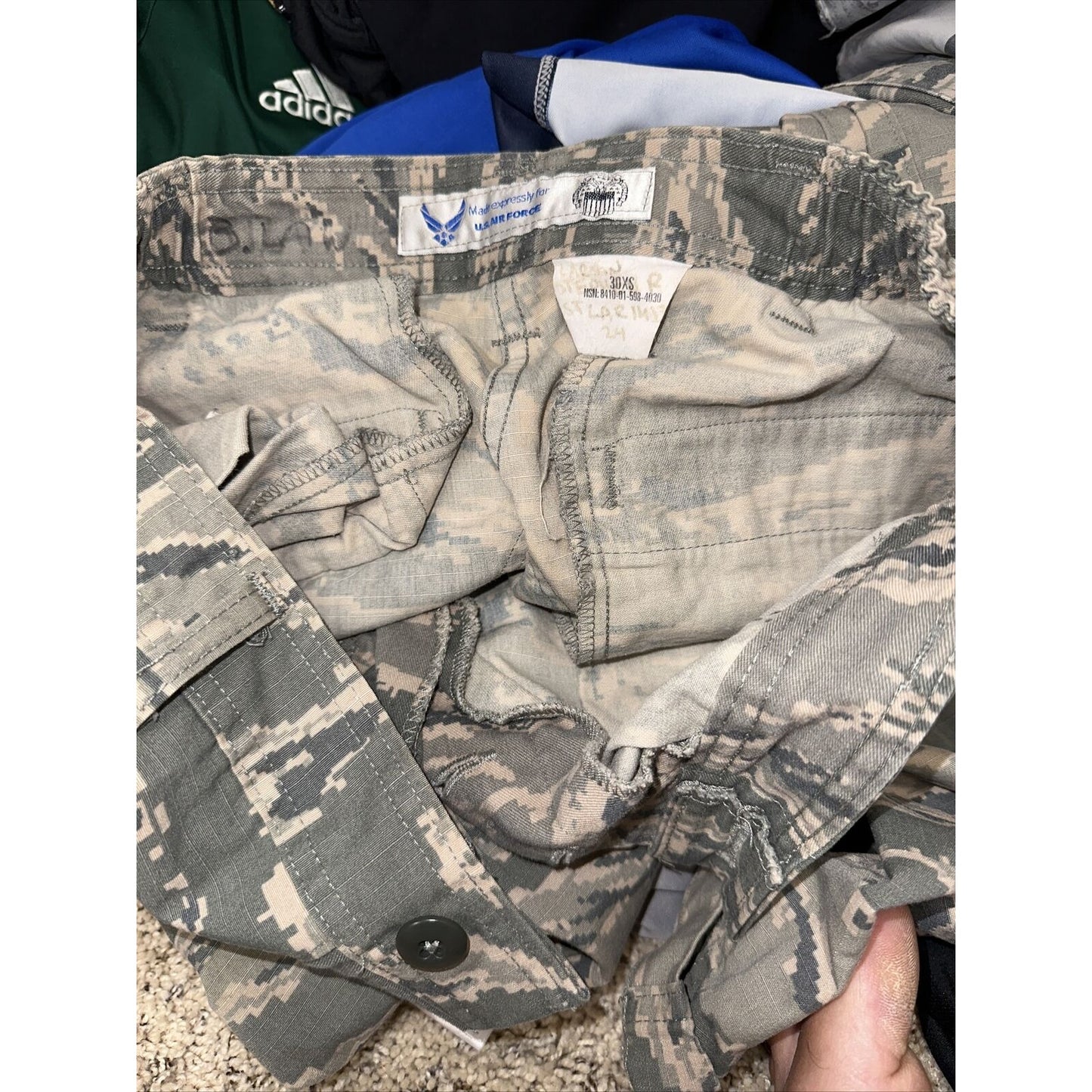 Men’s Abu Air Force Airman Battle Uniform Pants 30 XS Civil Air Patrol