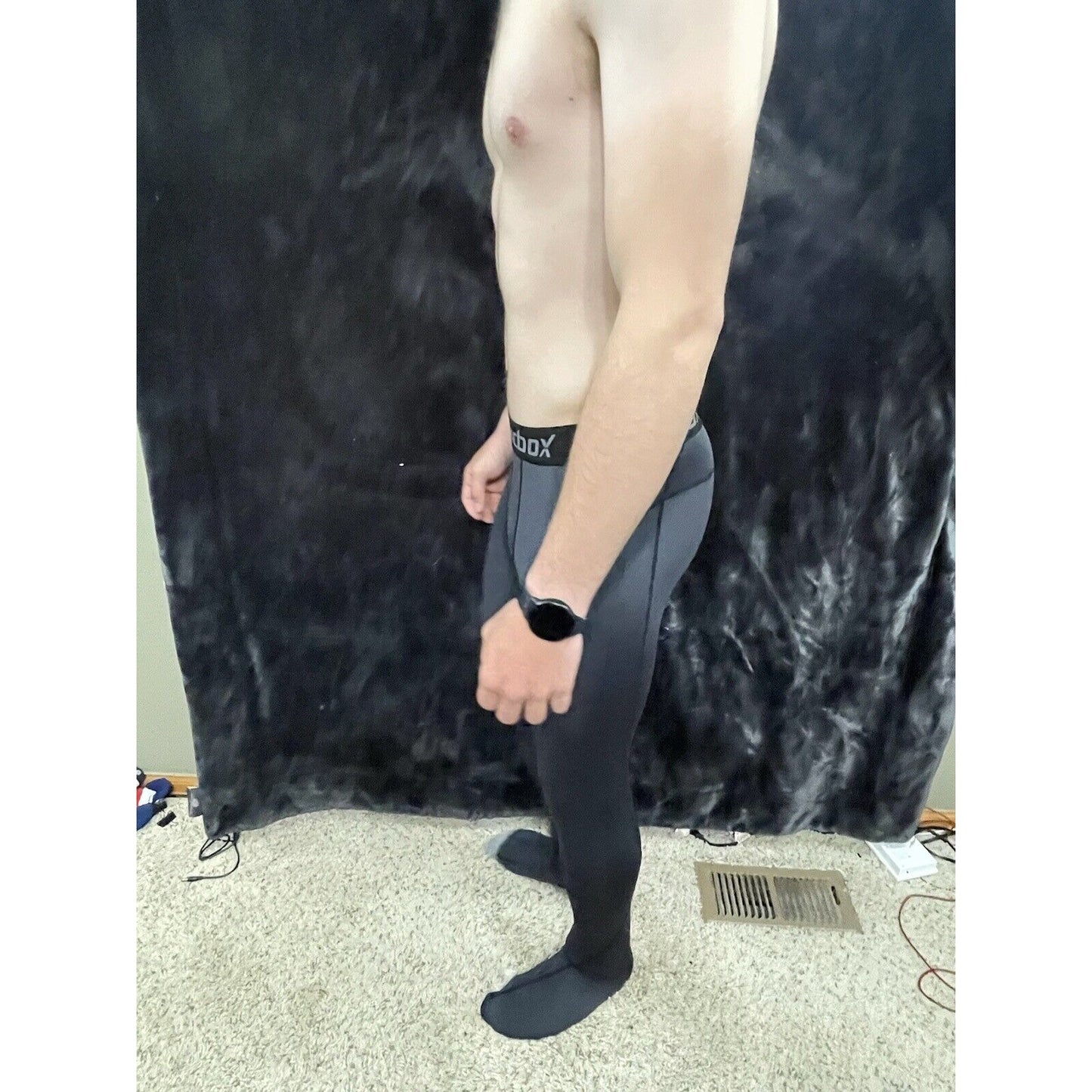 Men’s Dark Gray Roacbox Base Layer medium pants