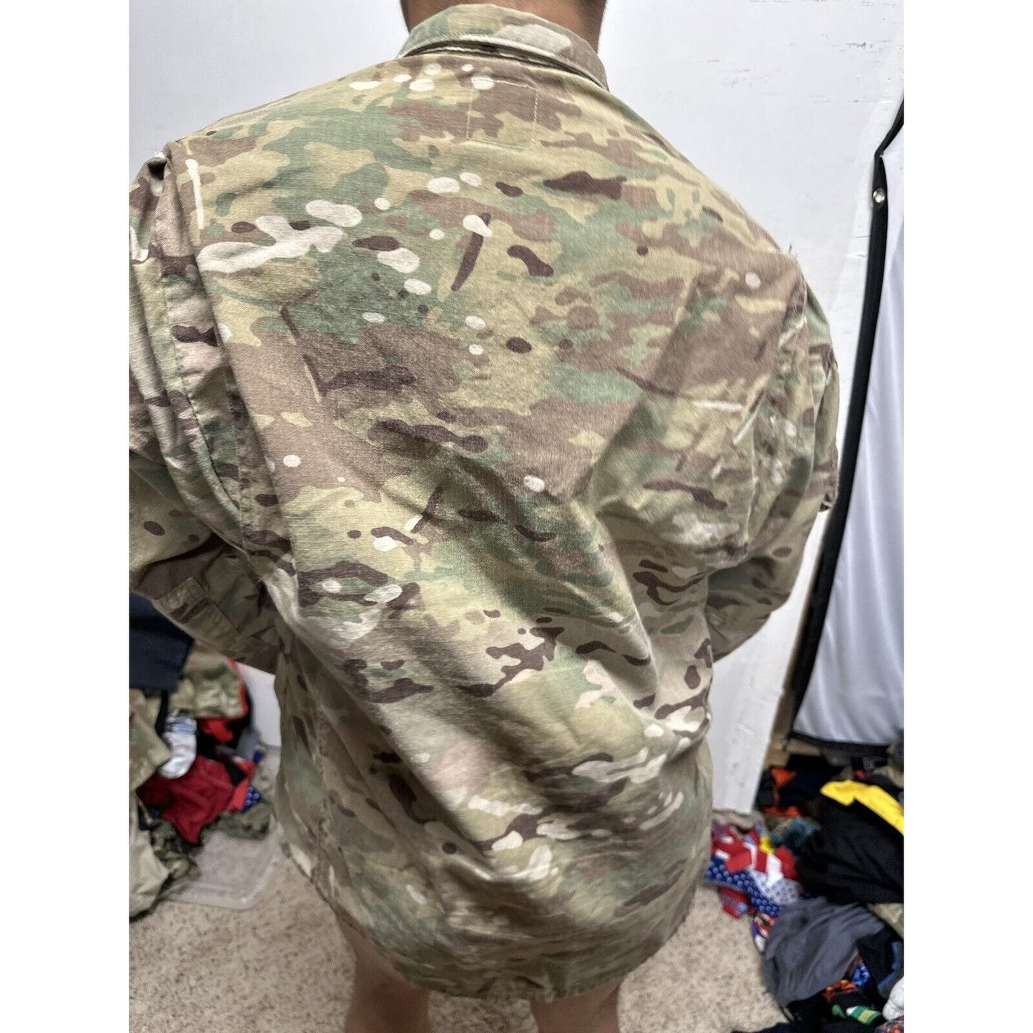 Men’s Medium Regular Ocp Flame Resistant Army Combat Uniform Top Blouse USAF