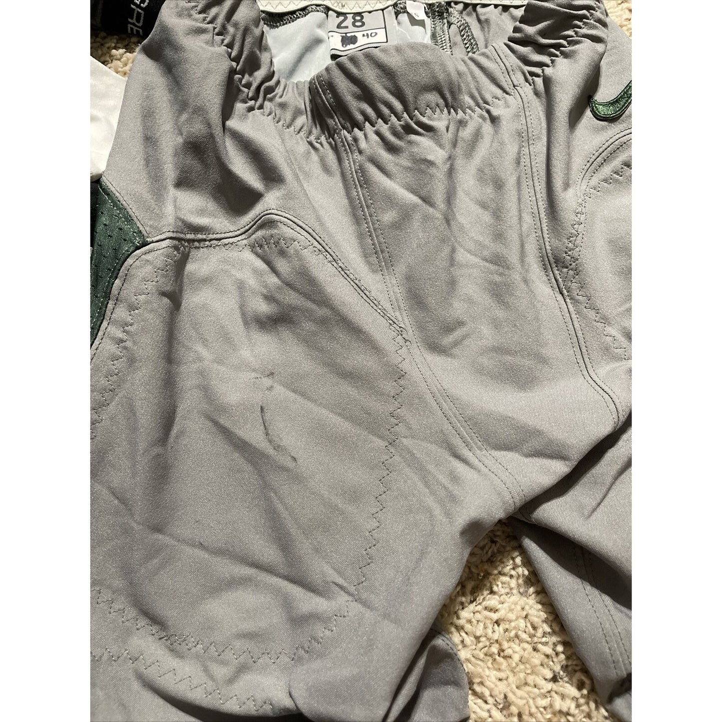 Men’s Baylor Gray Football Player Pants #40 Size 28 - Small